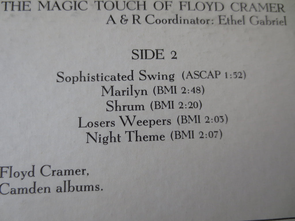 Floyd Cramer – The Magic Touch of Floyd Cramer (1965) Vinyl LP