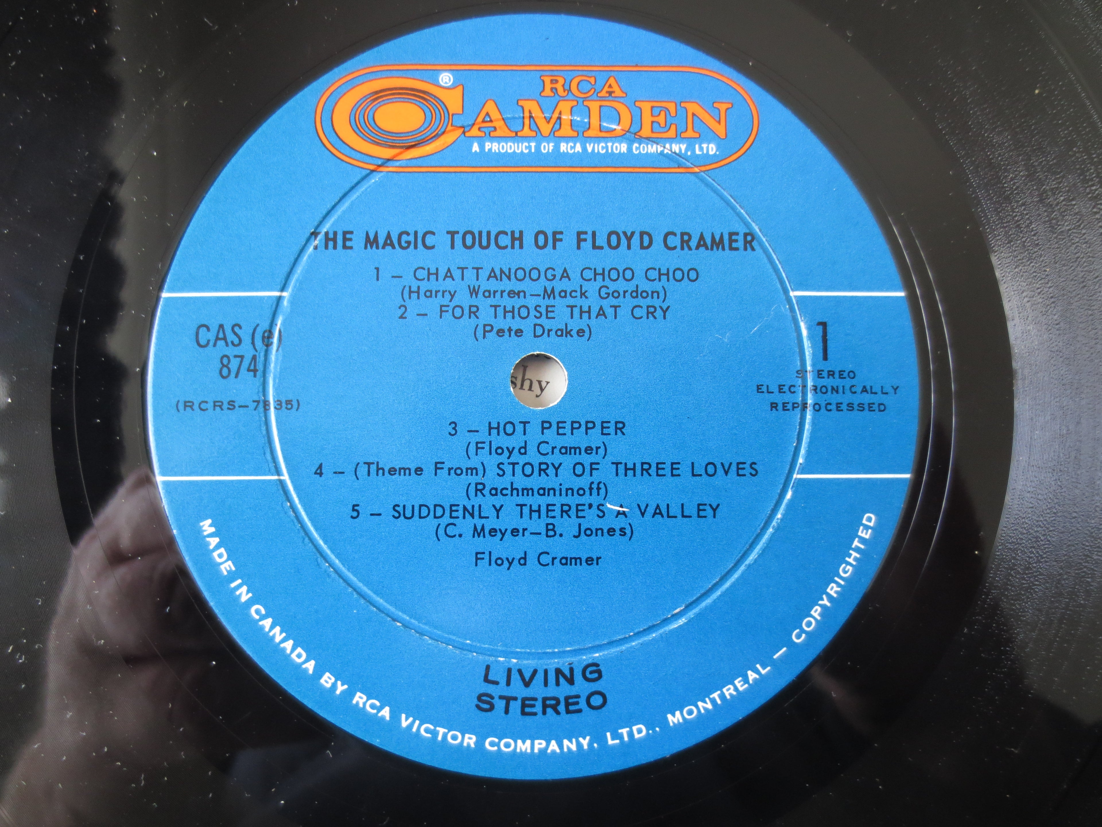 Floyd Cramer – The Magic Touch of Floyd Cramer (1965) Vinyl LP