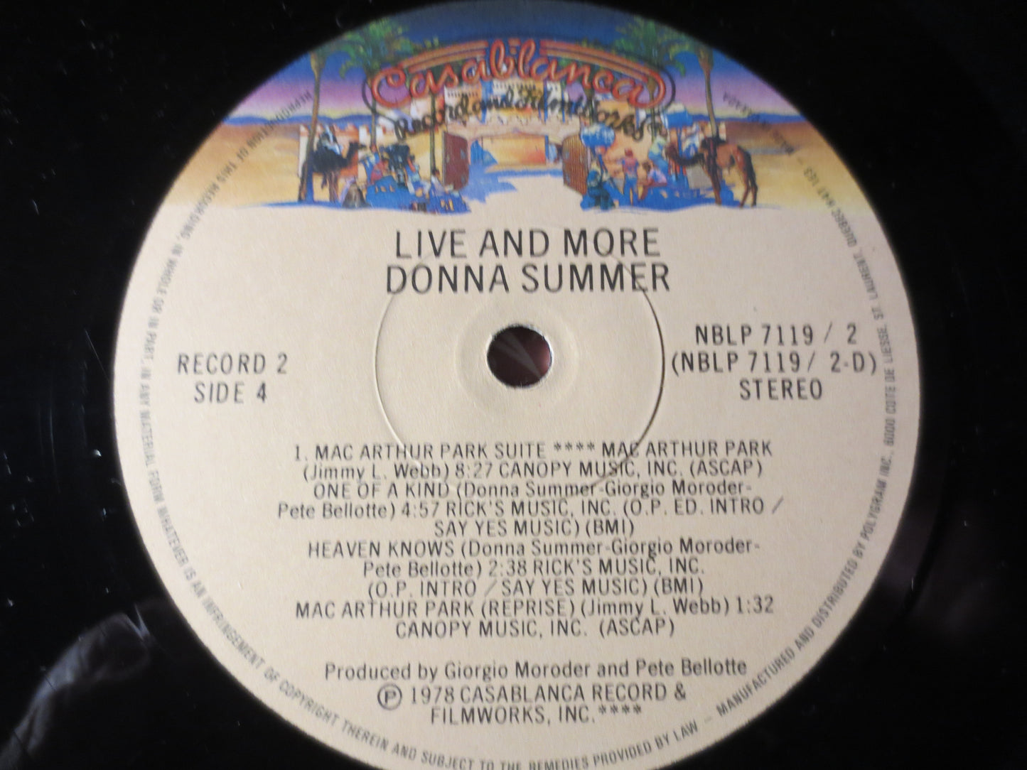 DONNA SUMMER, LIVE and More, Donna Summer Record, Donna Summer Album, Donna Summer Lp, Disco Records Pop Lp, 1977 Records