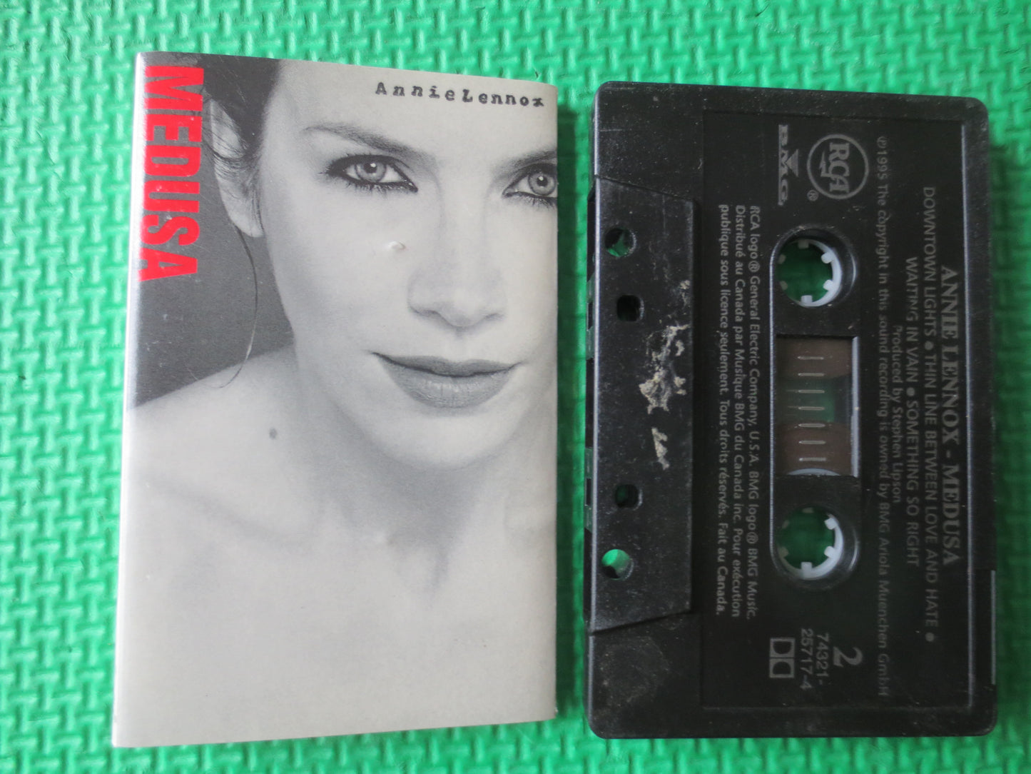 ANNIE LENNOX, MEDUSA, Annie Lennox Tape, Annie Lennox Album, Tape Cassette, Pop Cassette, Rock Cassette, Cassette Music