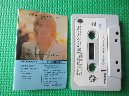 ROD STEWART, Foot LOOSE, Rod Stewart Tape, Rod Stewart  Album, Tape Cassette, Pop Music Tapes, Rock Cassette, Cassette Music