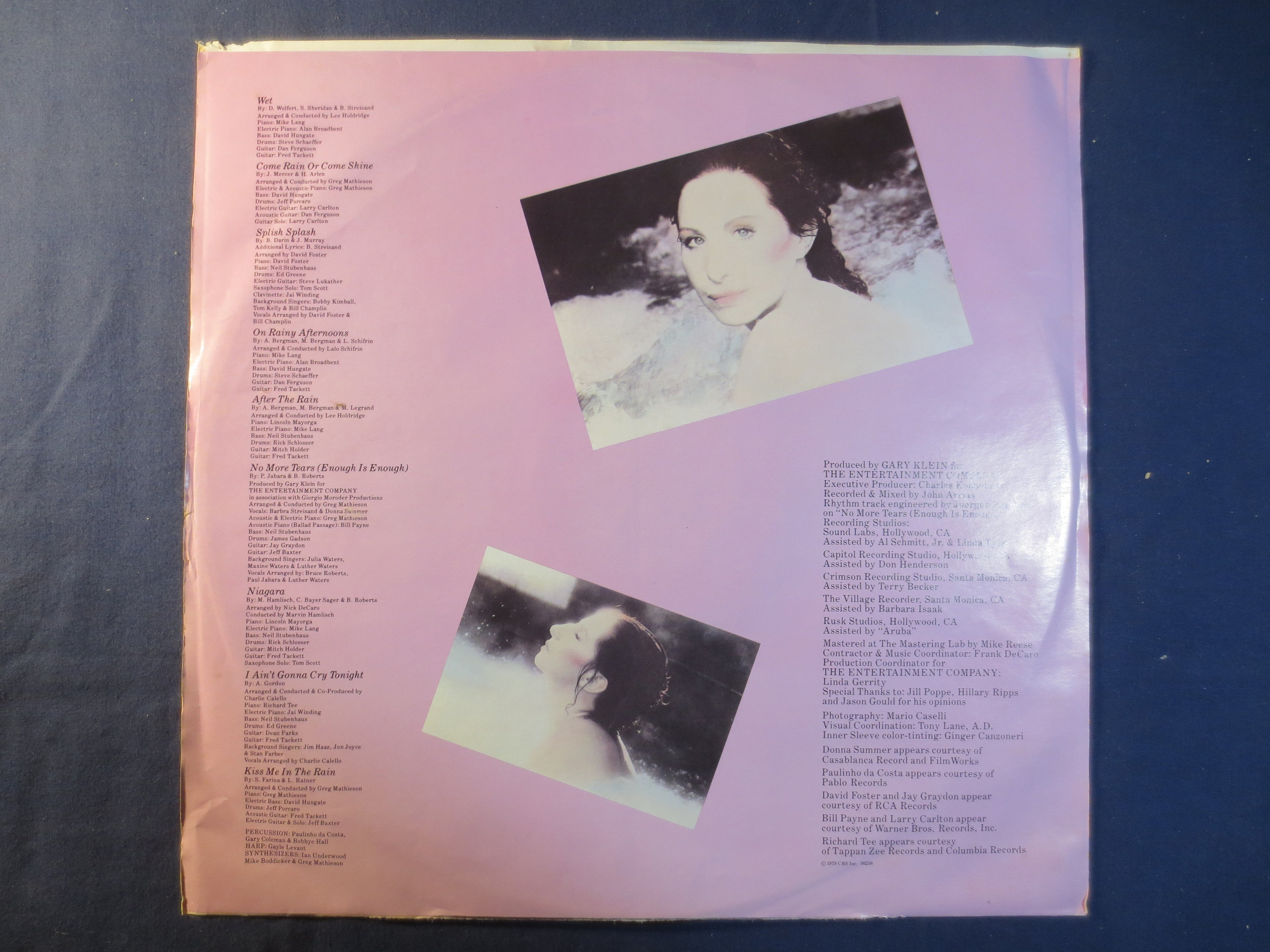 Barbra Streisand – Wet (1979) Vinyl LP
