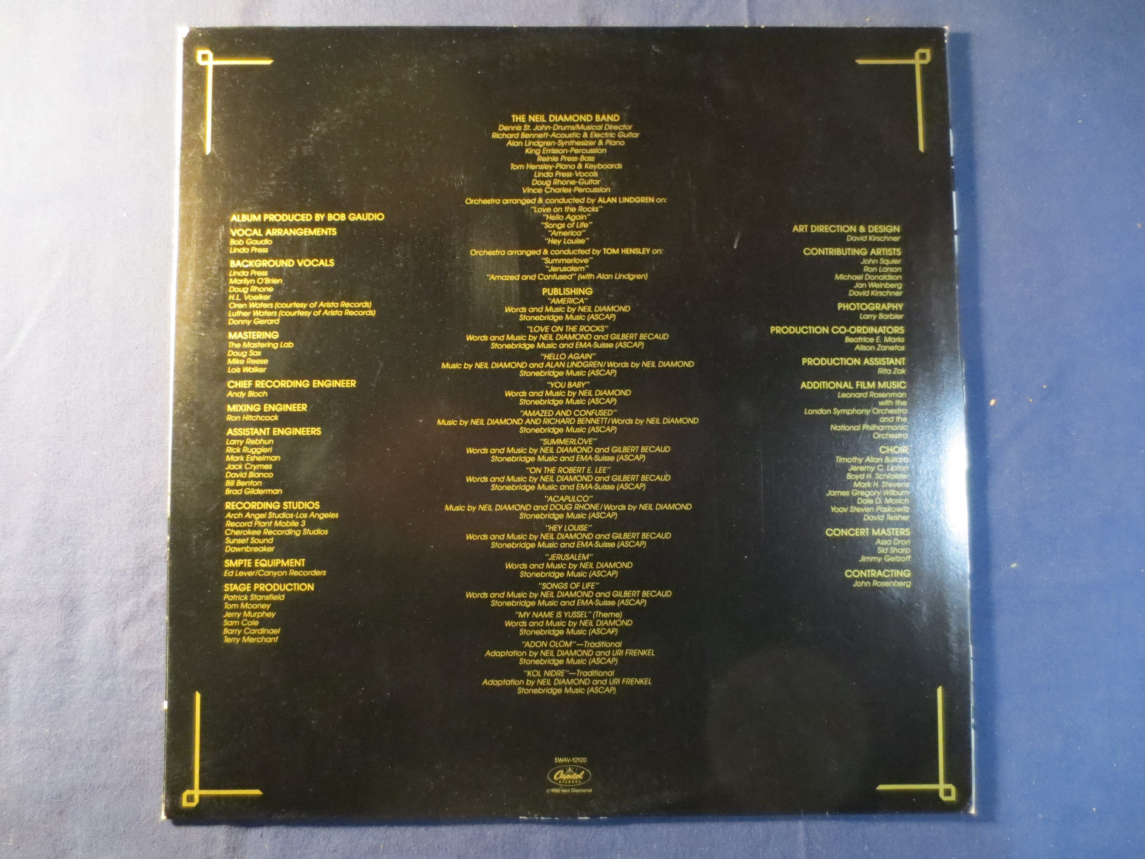 Neil Diamond – The Jazz Singer (1980) Vinyl LP