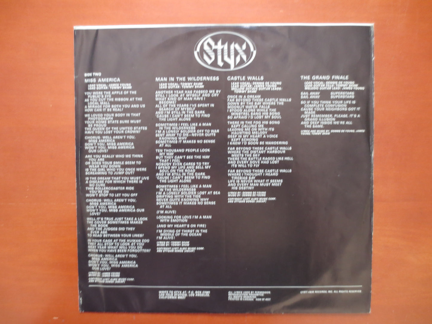 STYX Album, The GRAND ILLUSION, Styx Record, Vintage Vinyl, Styx Vinyl, Styx, Vinyl Record, Rock Vinyl, Vinyl, 1977 Records