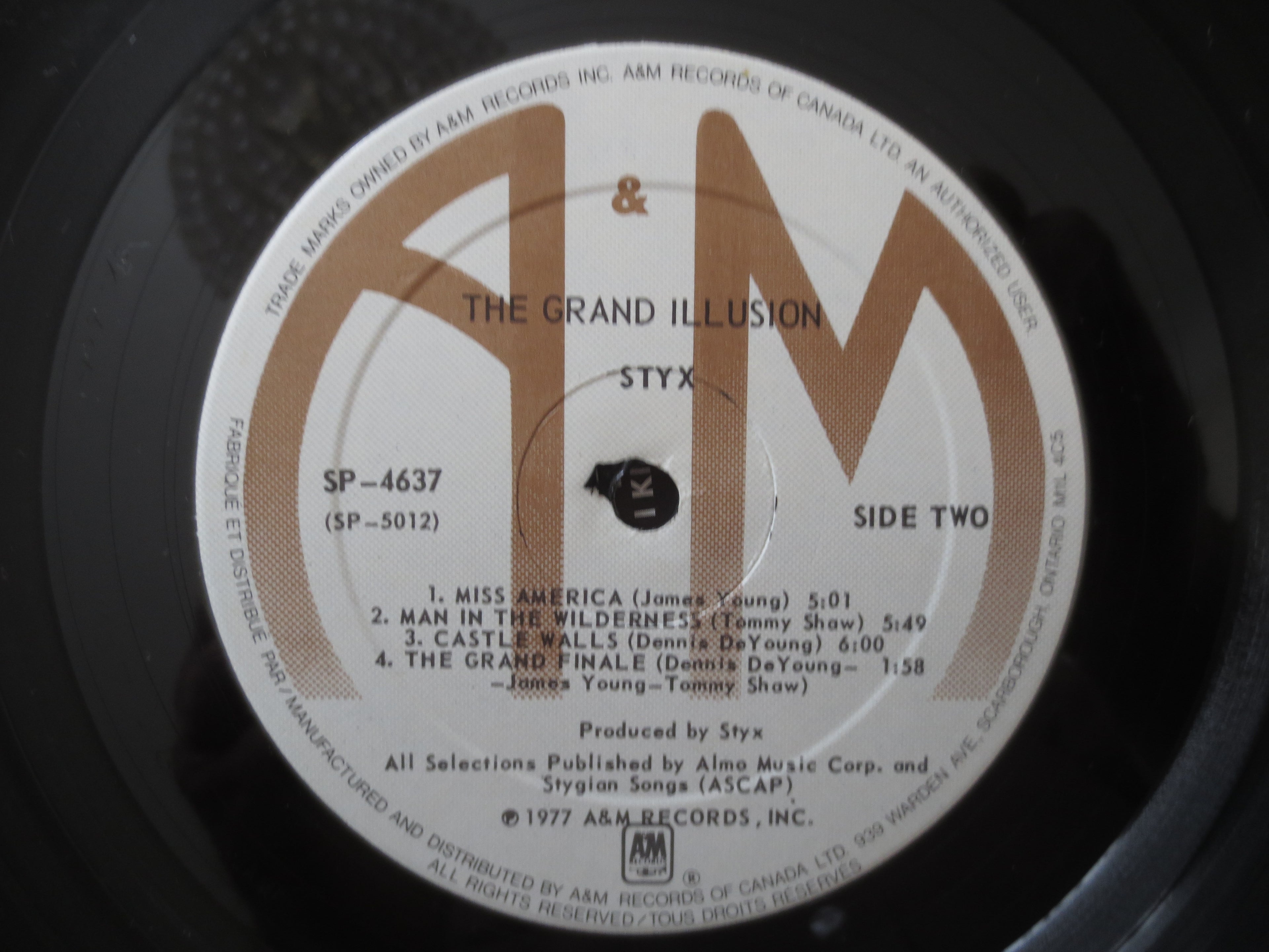 STYX Album, The GRAND ILLUSION, Styx Record, Vintage Vinyl, Styx Vinyl, Styx, Vinyl Record, Rock Vinyl, Vinyl, 1977 Records