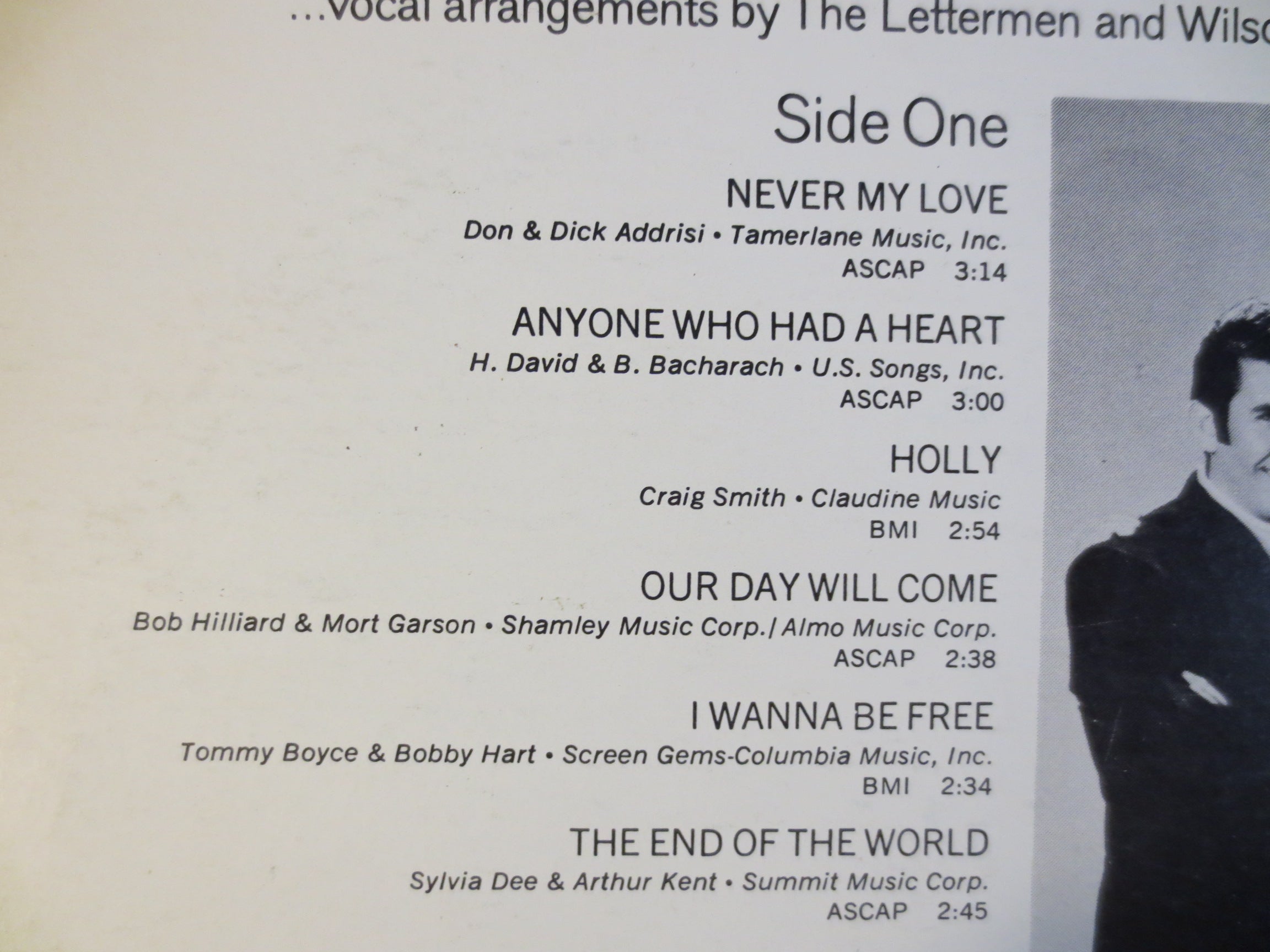 The Lettermen – Out of My Head (1968) Vinyl LP