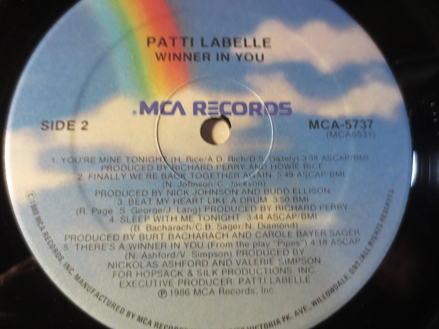 PATTI LA BELLE, Winner in You, Pop Record, Vintage Vinyl, Record Vinyl, Records, Vinyl Record, Vinyl Lp, Vinyl, 1986 Records