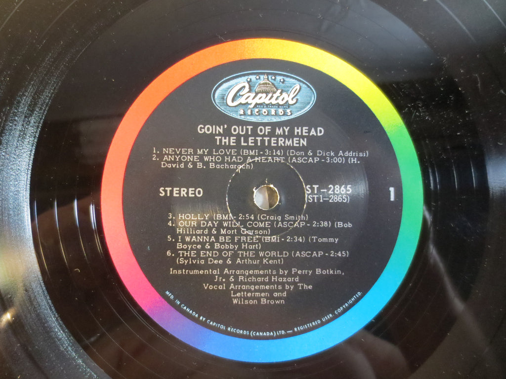 The Lettermen – Out of My Head (1968) Vinyl LP