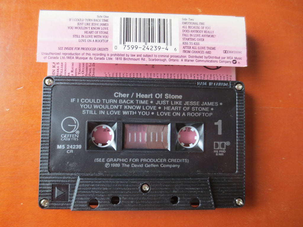 Cher – Heart of Stone (1989) Cassette
