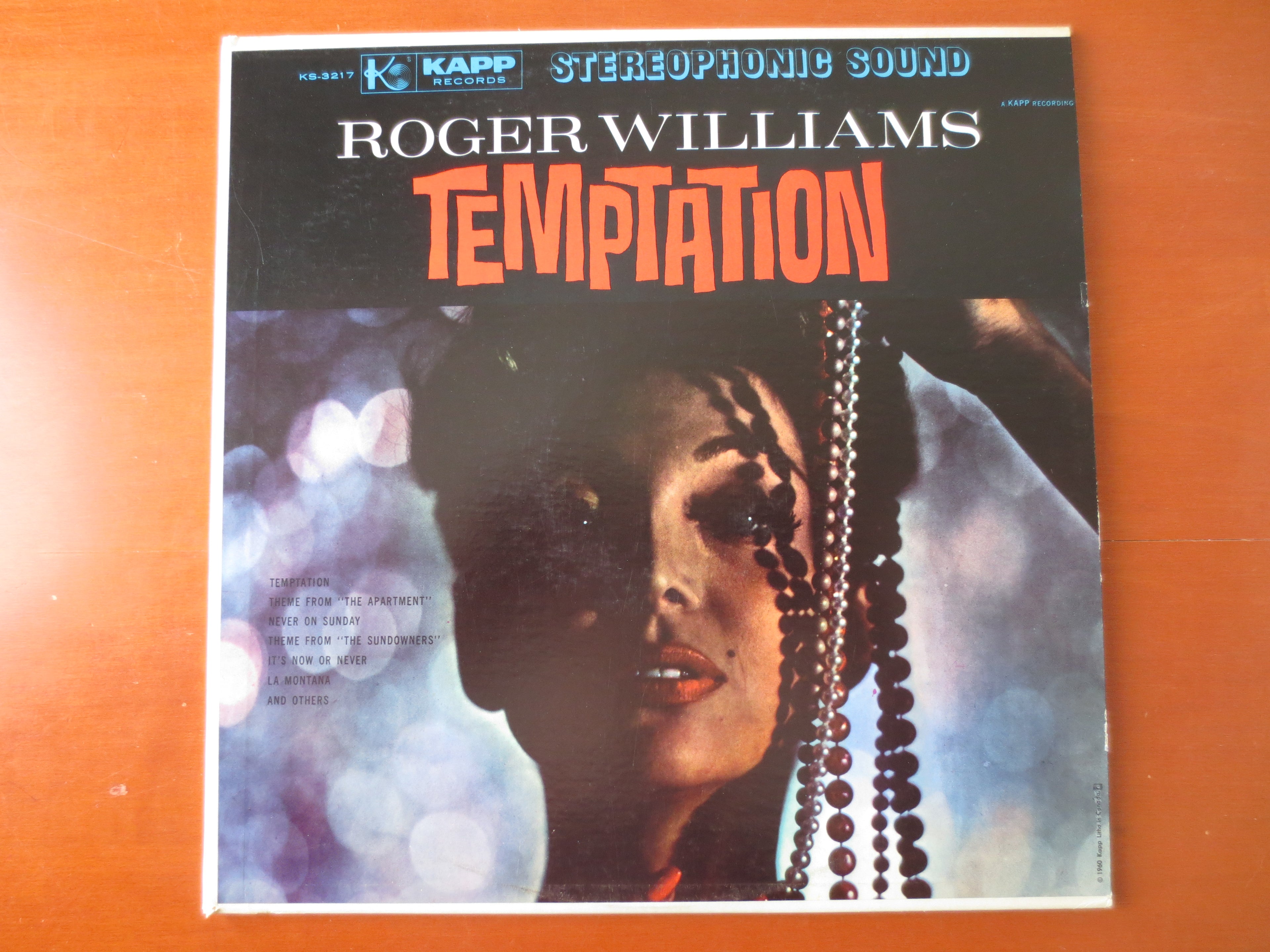 Roger Williams – Temptation (1960) Vinyl LP