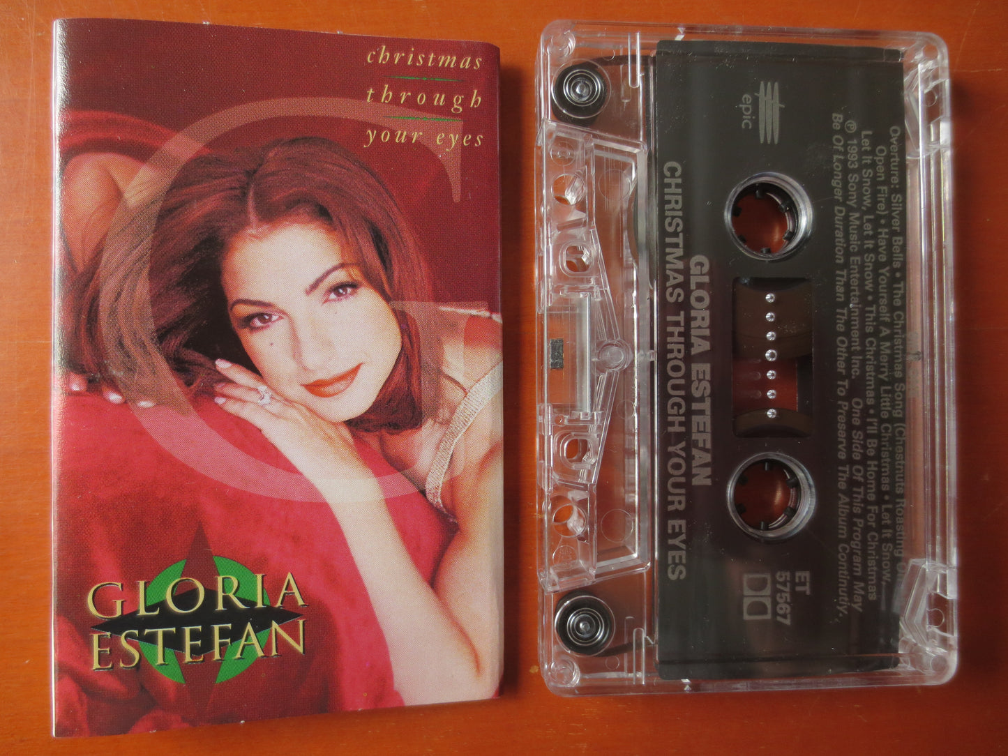 GLORIA ESTEFAN, CHRISTMAS Tape, Christmas, Christmas Carols, Christmas Album, Christmas Cassette, Music Tape, Music Cassette