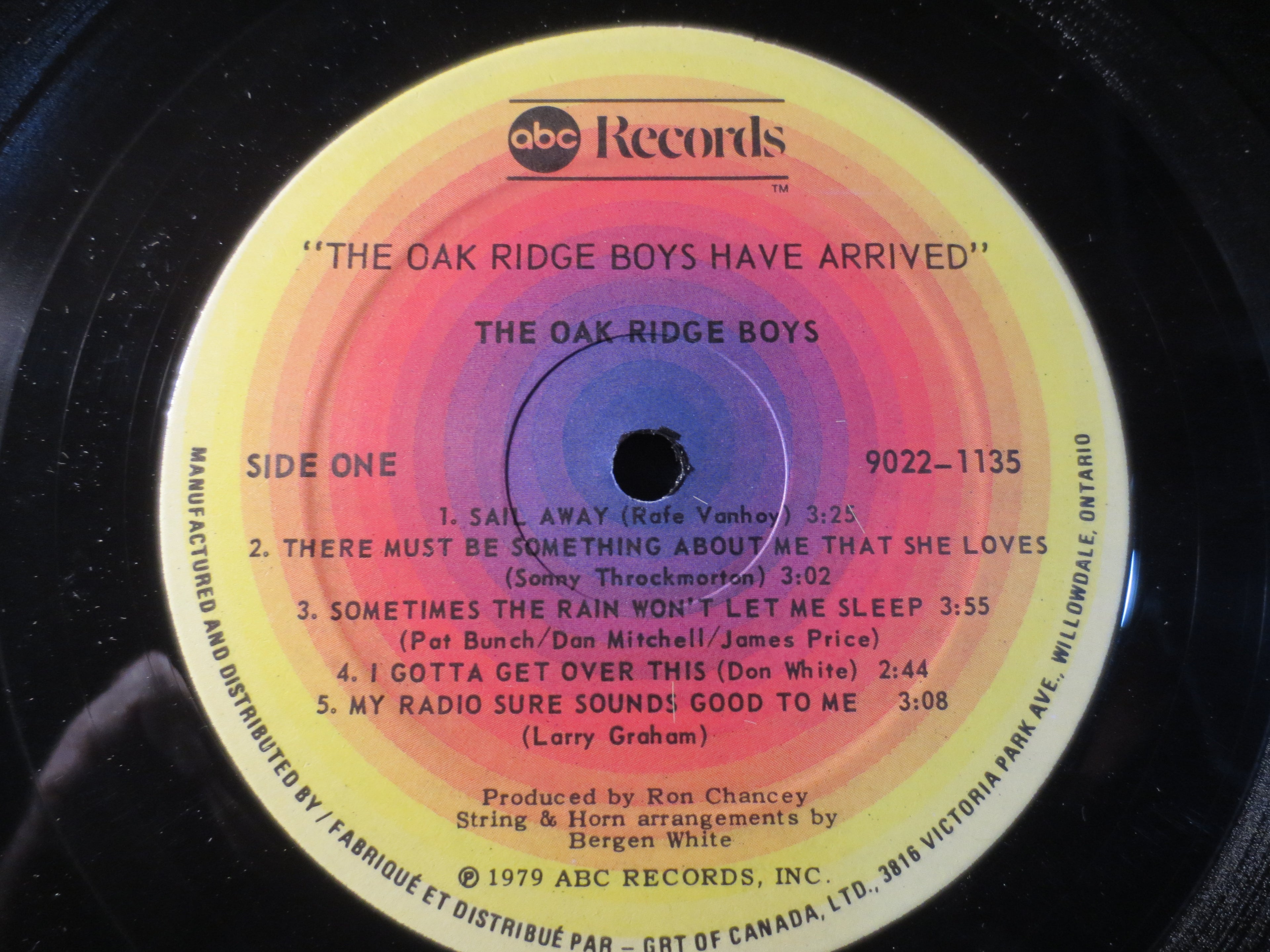 The OAK RIDGE BOYS, Have Arrived, Vintage Album, 1979 Record, Vinyl Lp