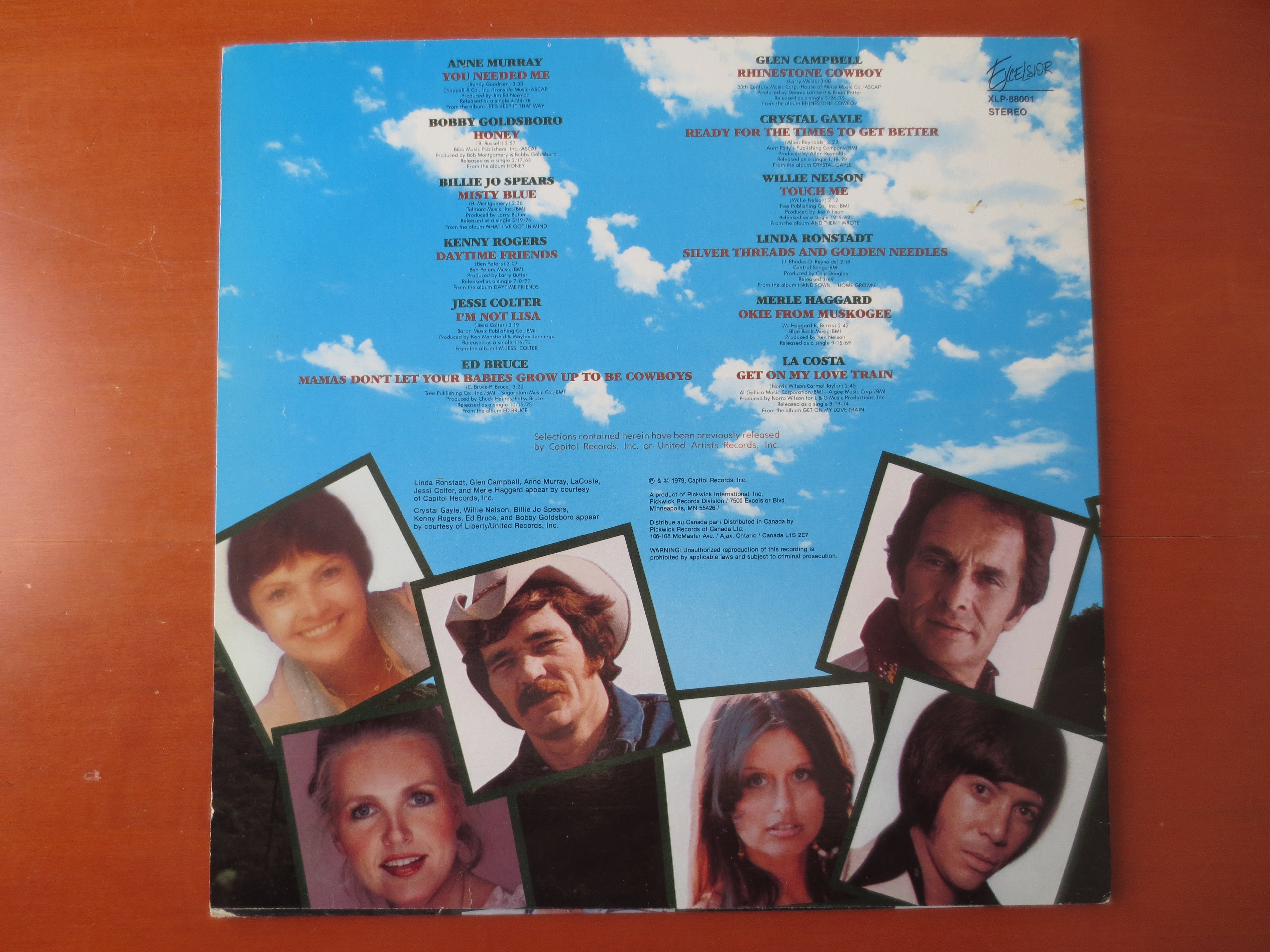 The Best of Country Crossovers Volume Two (1979) Vinyl LP