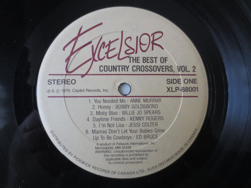 The Best of Country Crossovers Volume Two (1979) Vinyl LP