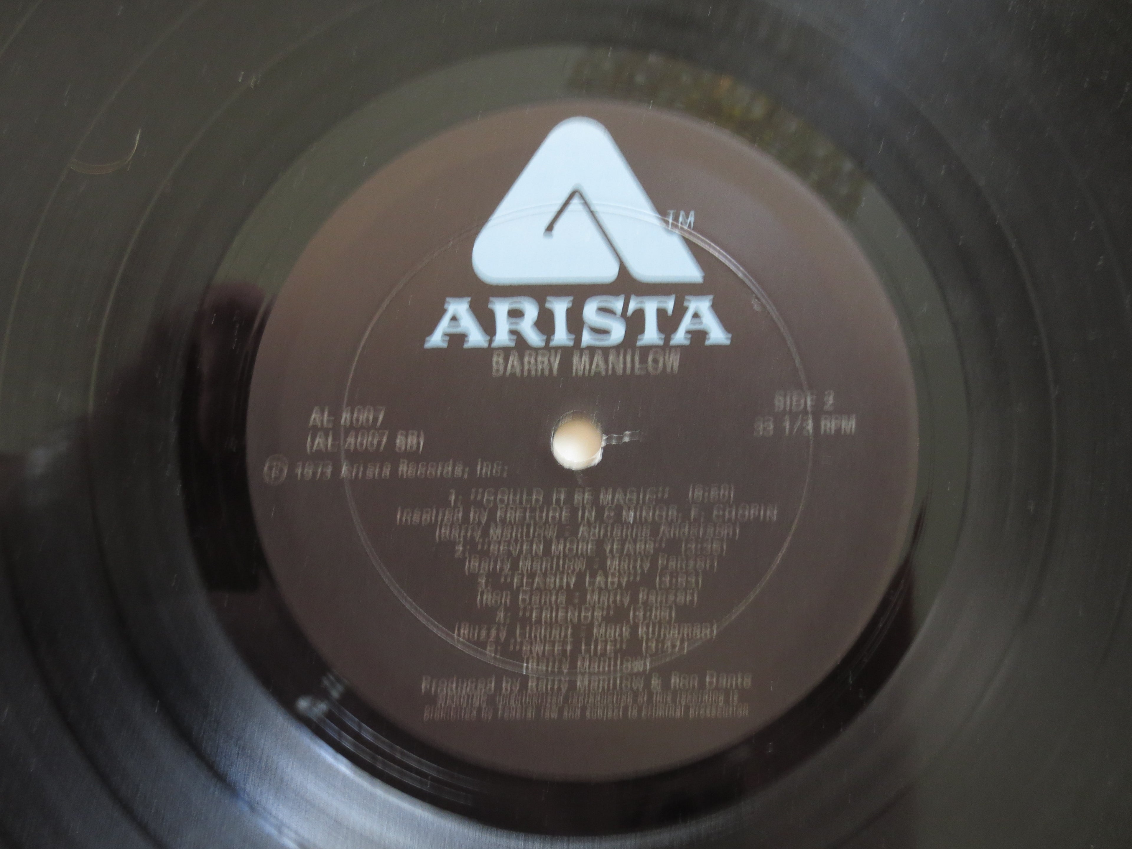 Barry Manilow – Barry Manilow I (1975) Vinyl LP