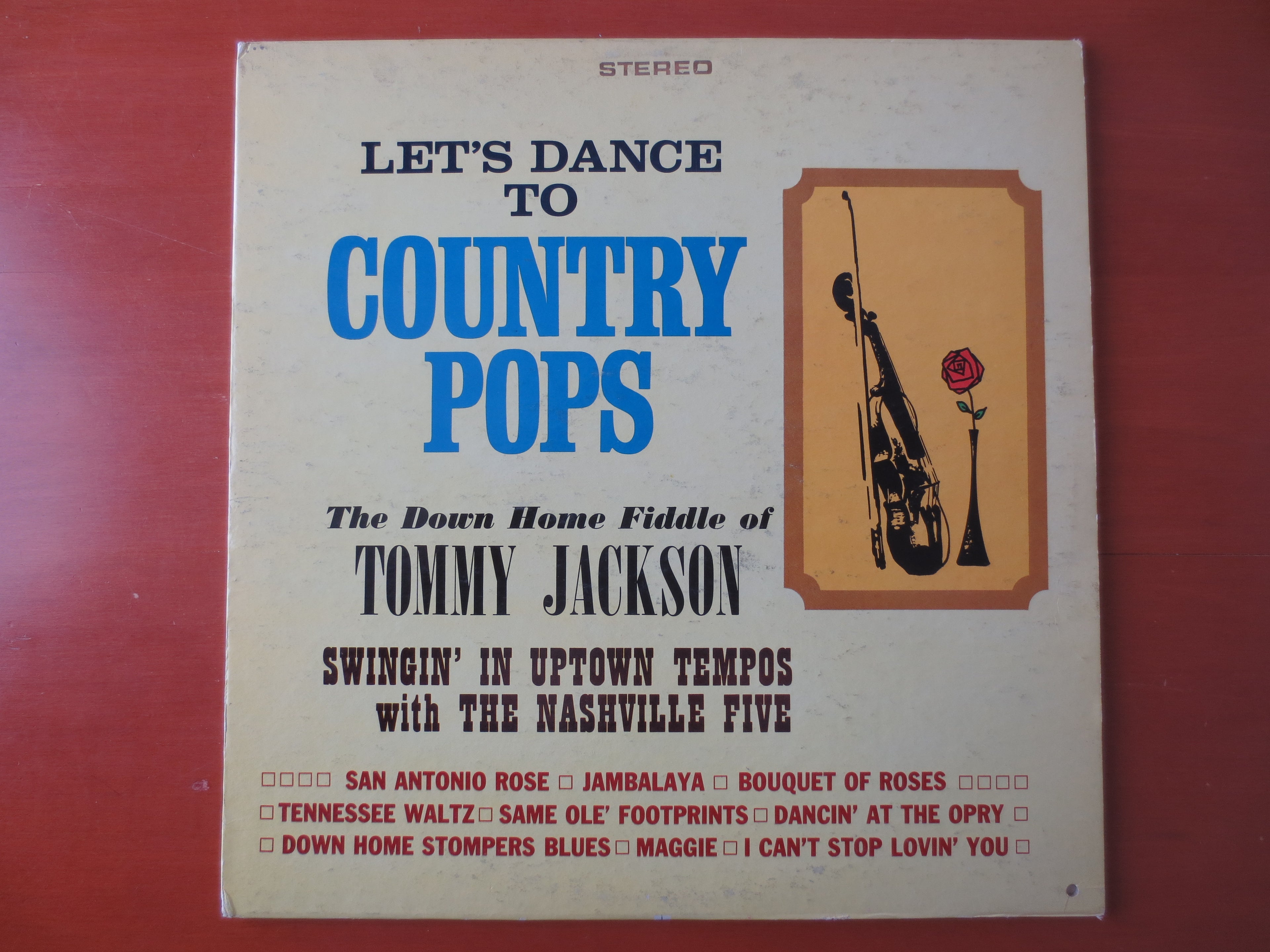 Tommy Jackson – Let's Dance to Country Pops (1964) Vinyl LP
