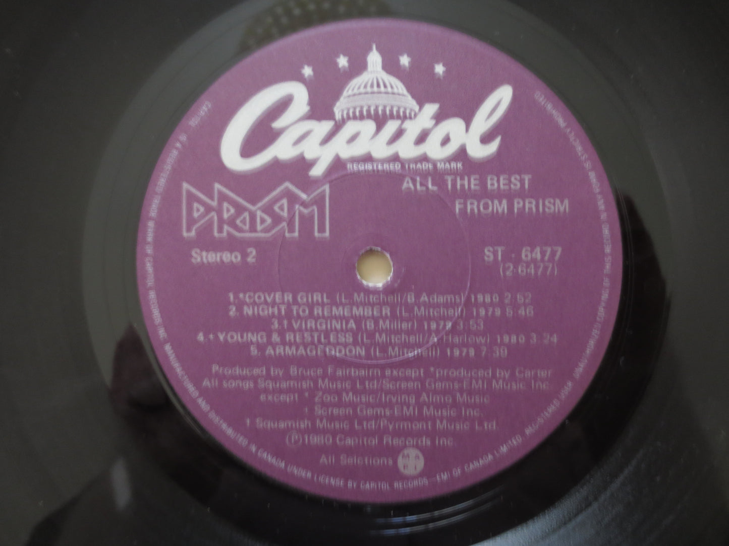 PRISM, All The BEST, PRISM Album, Vintage Vinyl, Prism Record, Prism Lp, Vinyl Records, Rock Vinyl, Vinyl Lp, 1980 Records