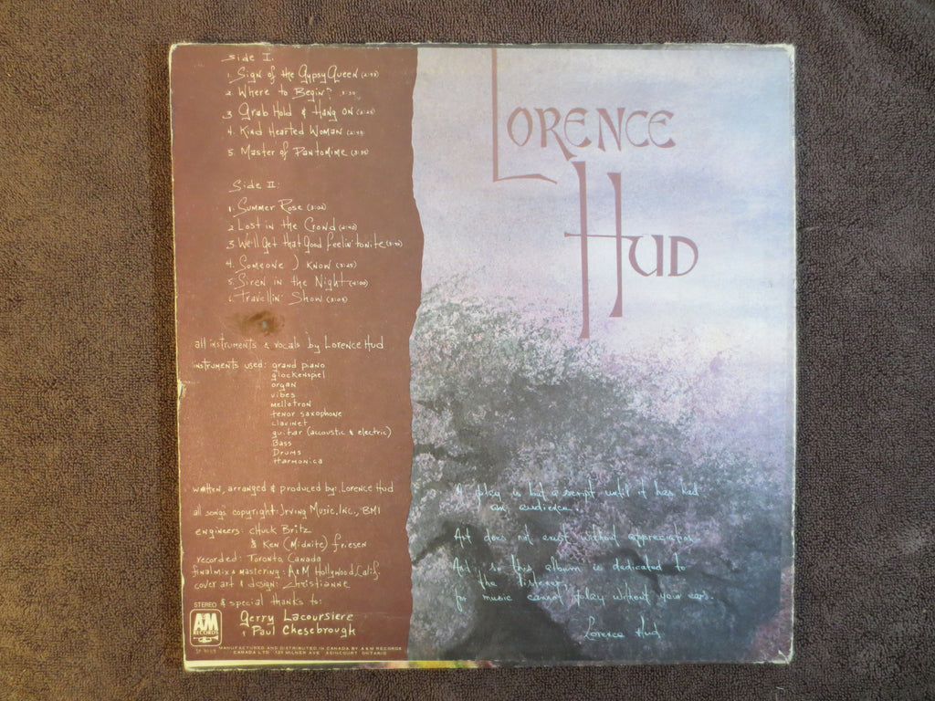 Lorence Hud – Sign of the Gypsy Queen (1972) Vinyl LP