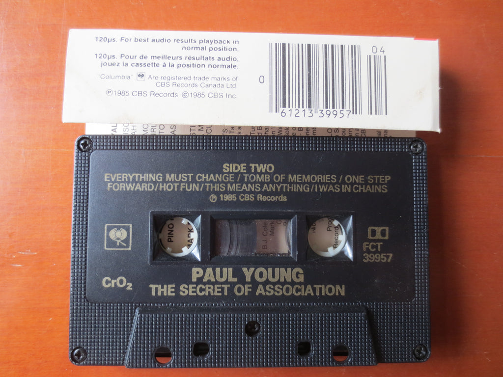 Paul Young – The Secret of Association (1985) Cassette