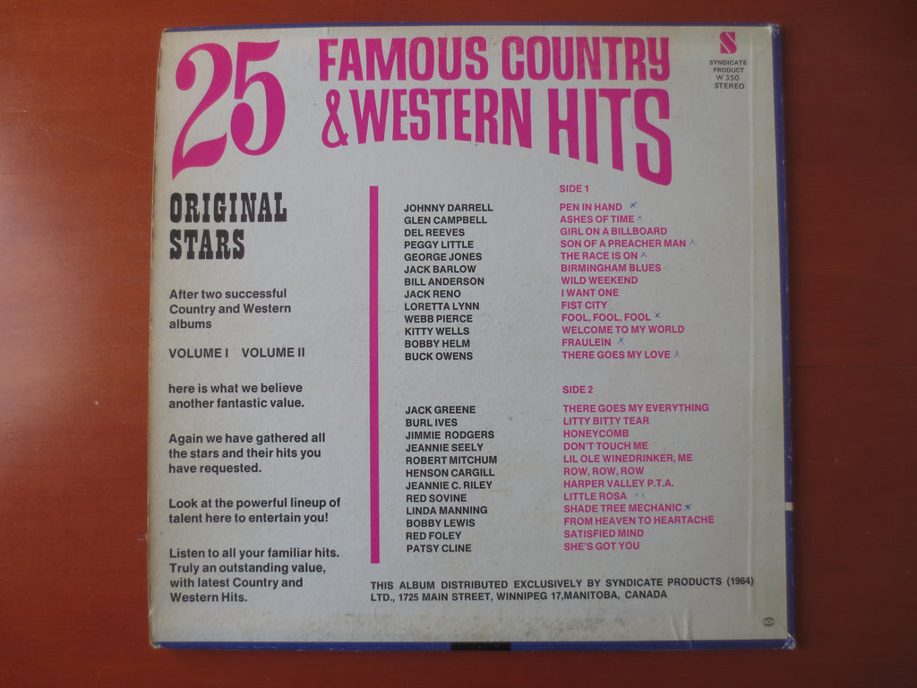 Country Music Album (1964) Vinyl LP