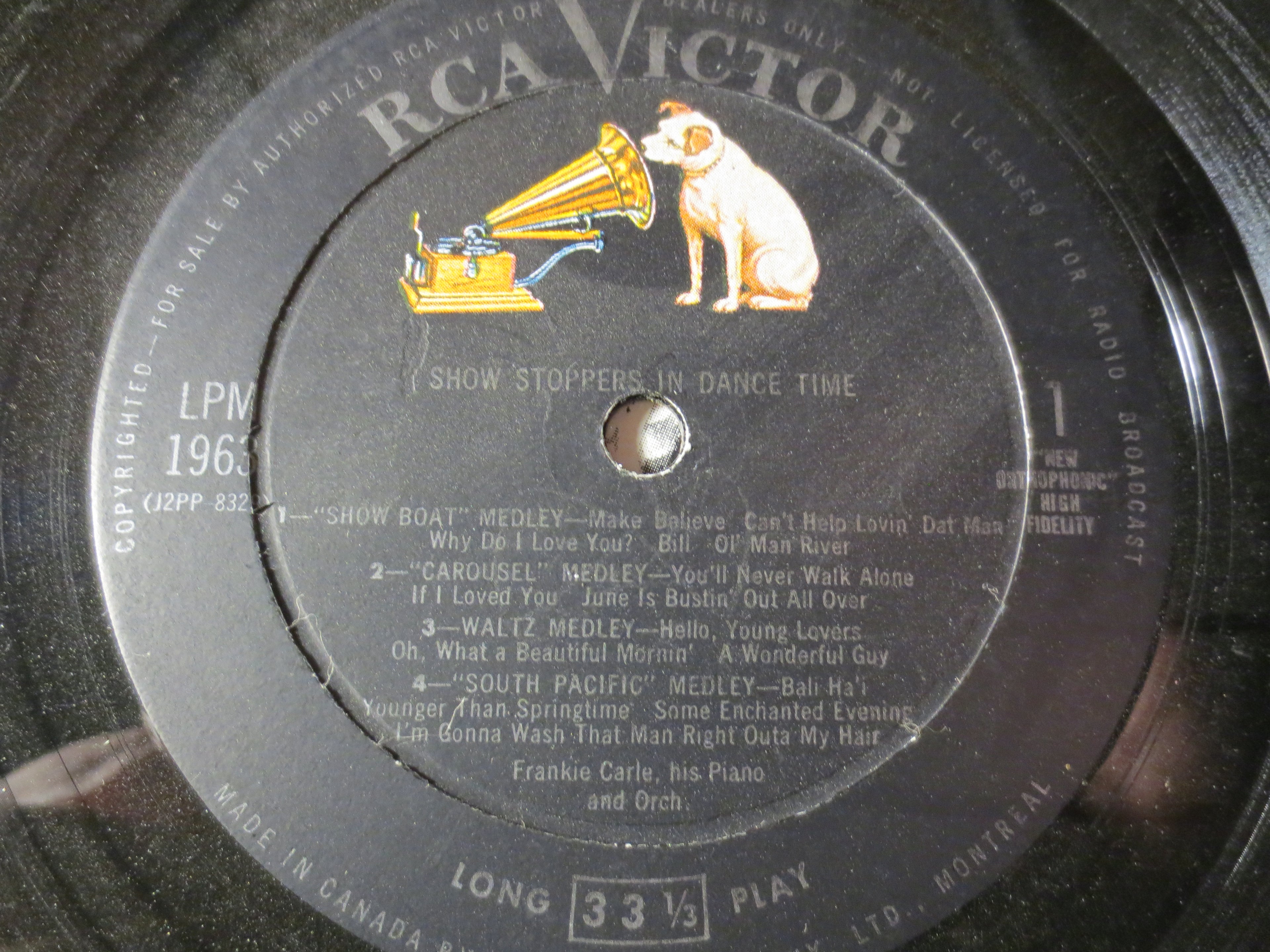 Frankie Carle – Show Stoppers in Dance Time (1958) Vinyl LP