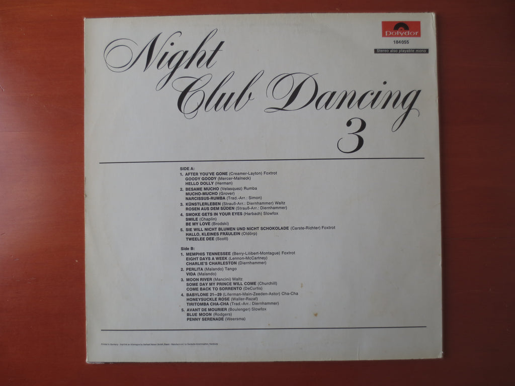 Max Greger – Night Club Dancing (Vinyl LP)