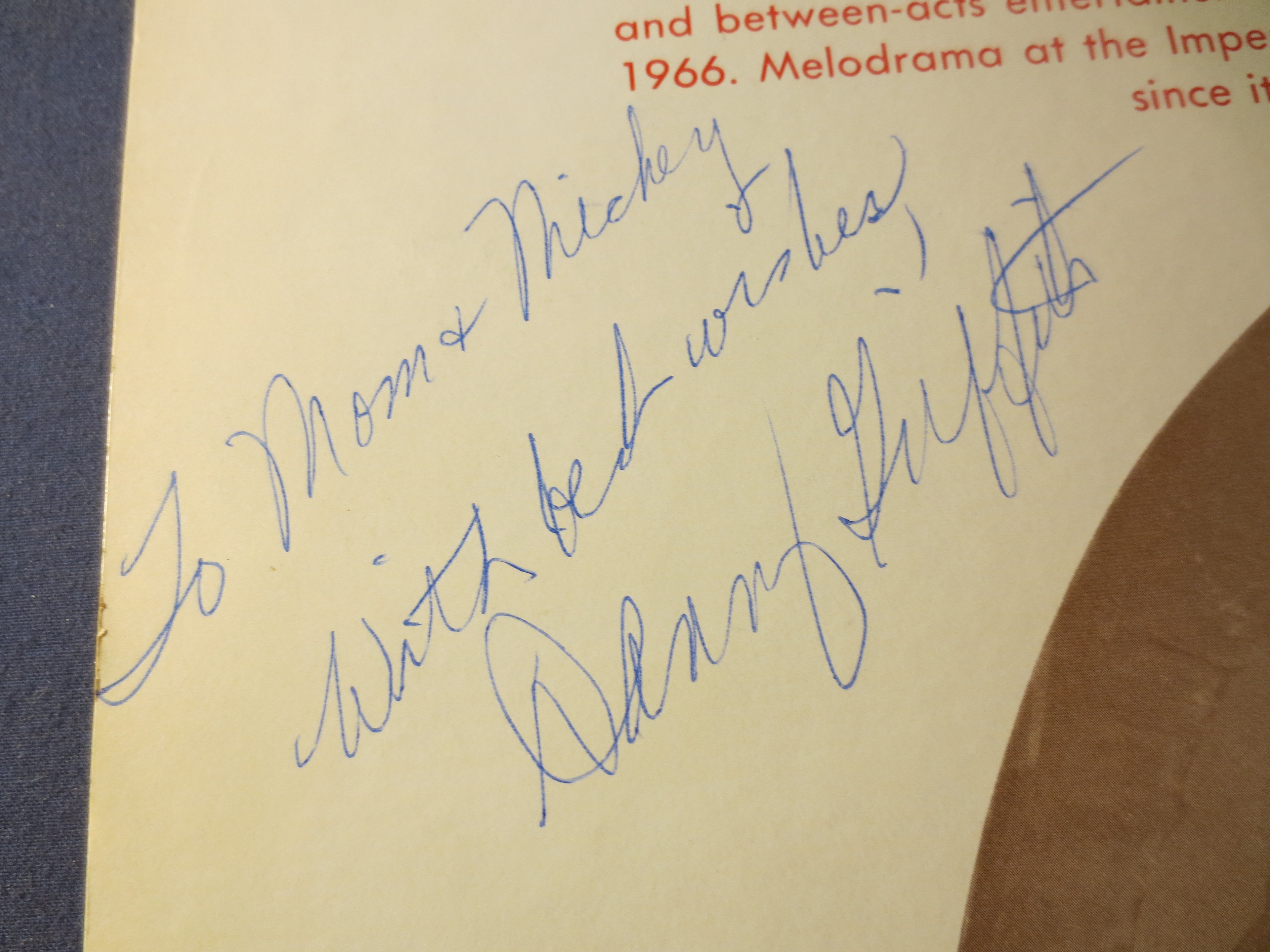 Danny Griffith – Imperial Ragtime (1970s) Vinyl LP – Autographed