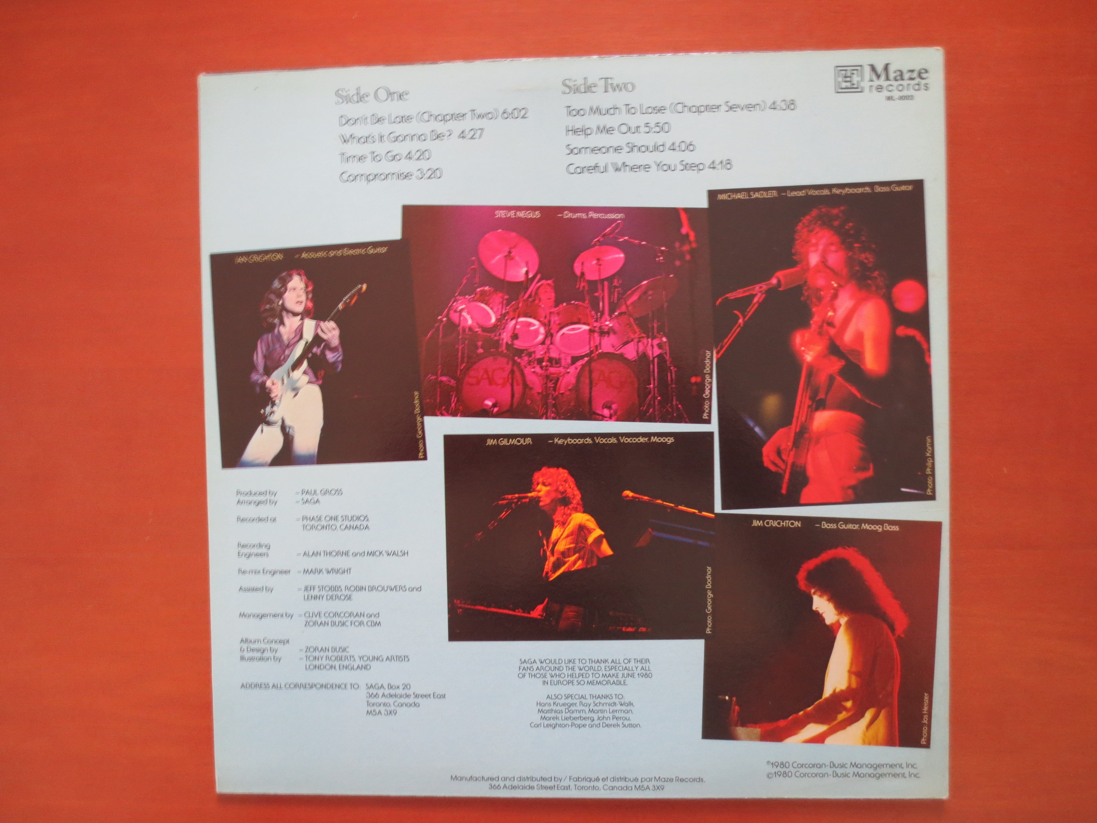 Saga – Silent Knight (1980) Vinyl LP