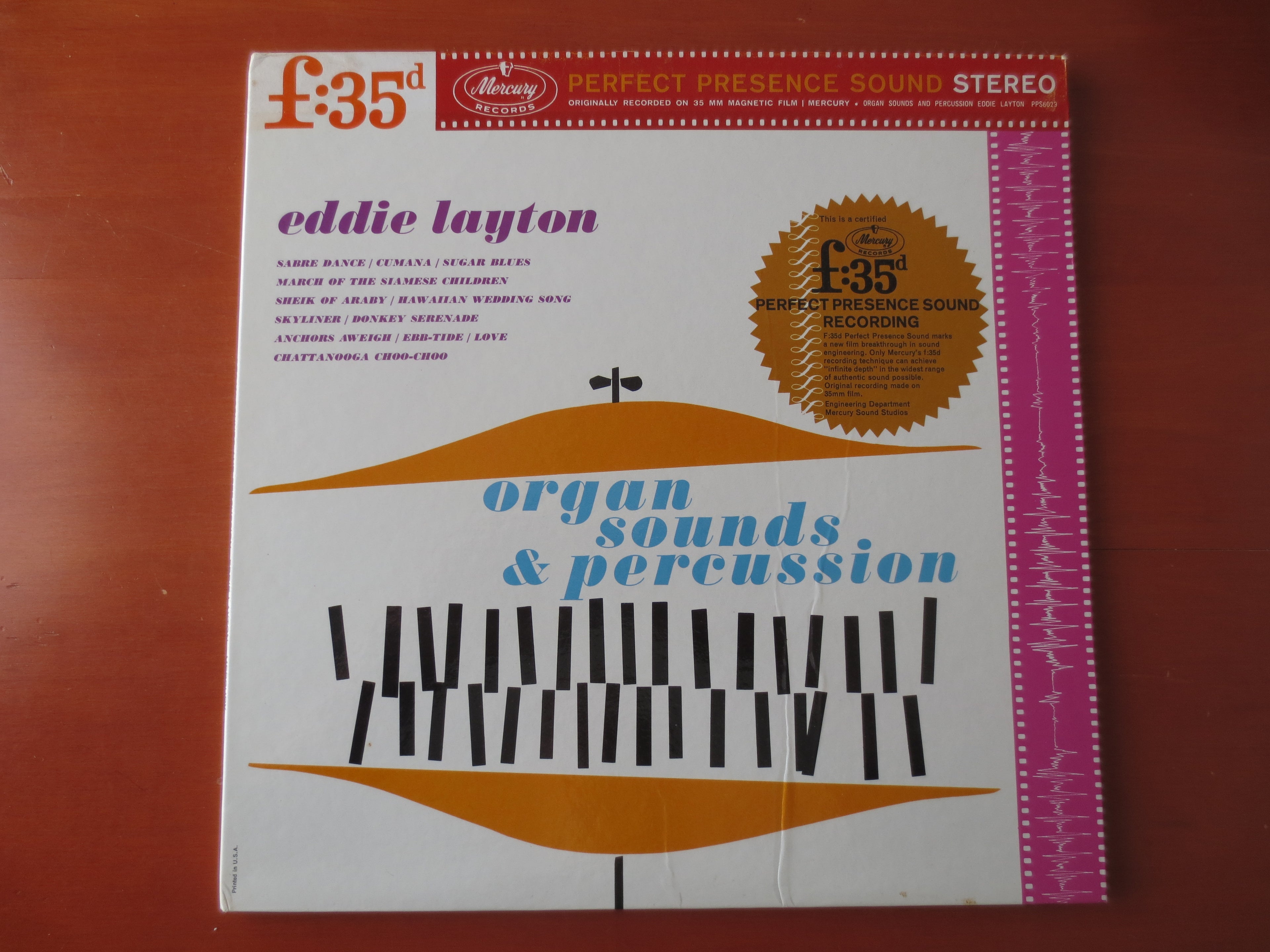 Eddie Layton – Organ Sounds and Percussion (1962) Vinyl LP