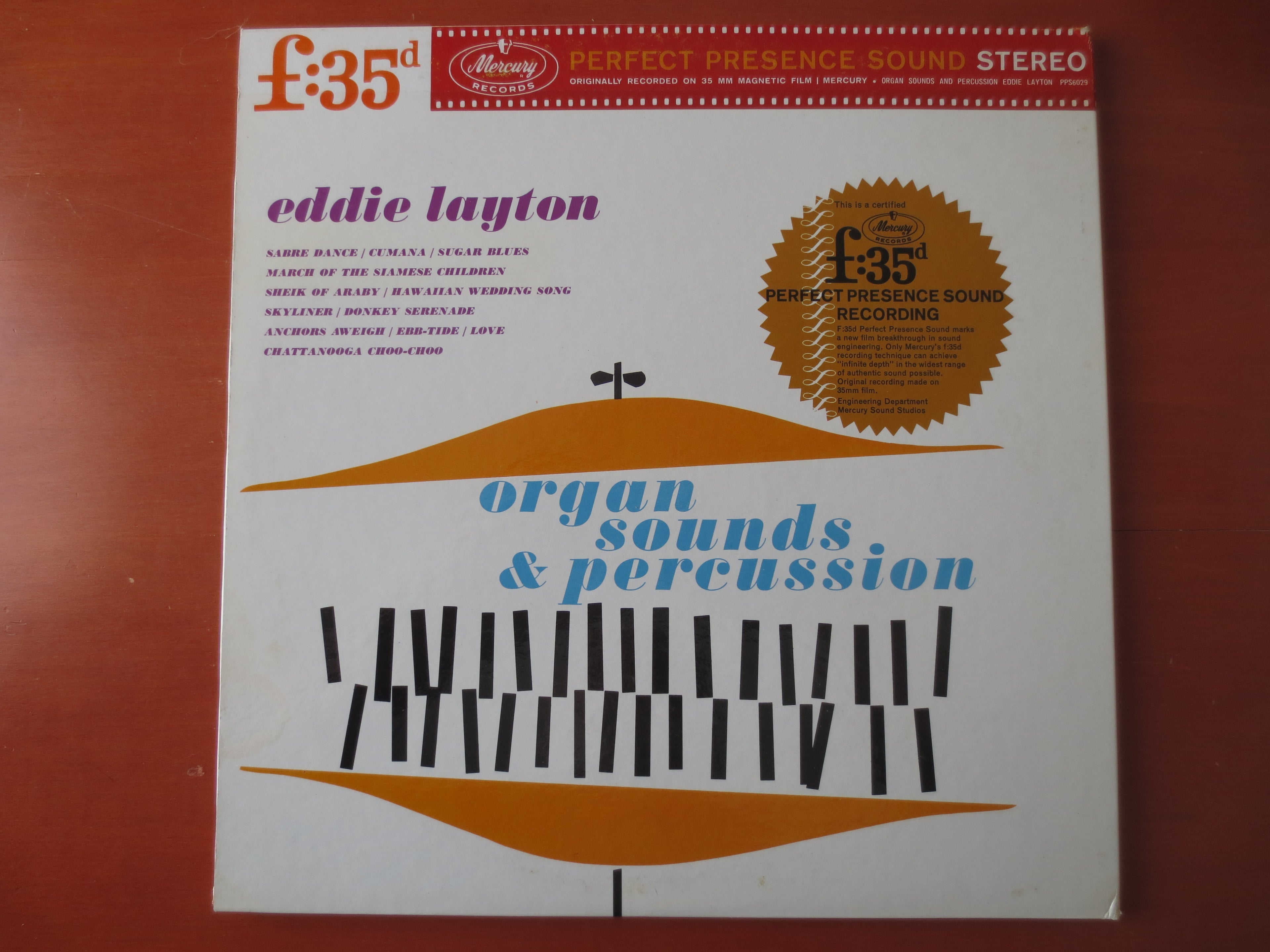 Eddie Layton – Organ Sounds and Percussion (1962) Vinyl LP