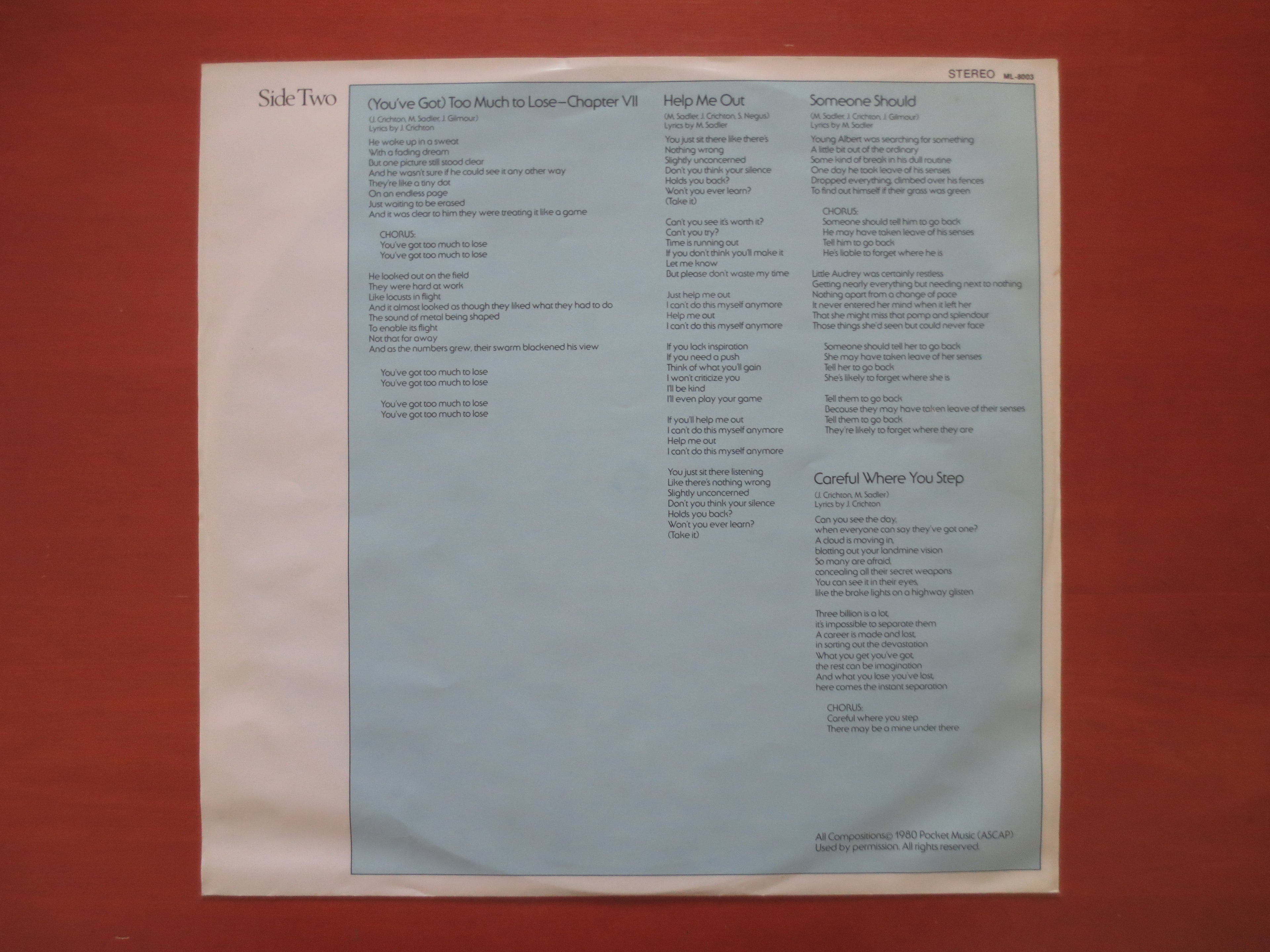 Saga – Silent Knight (1980) Vinyl LP