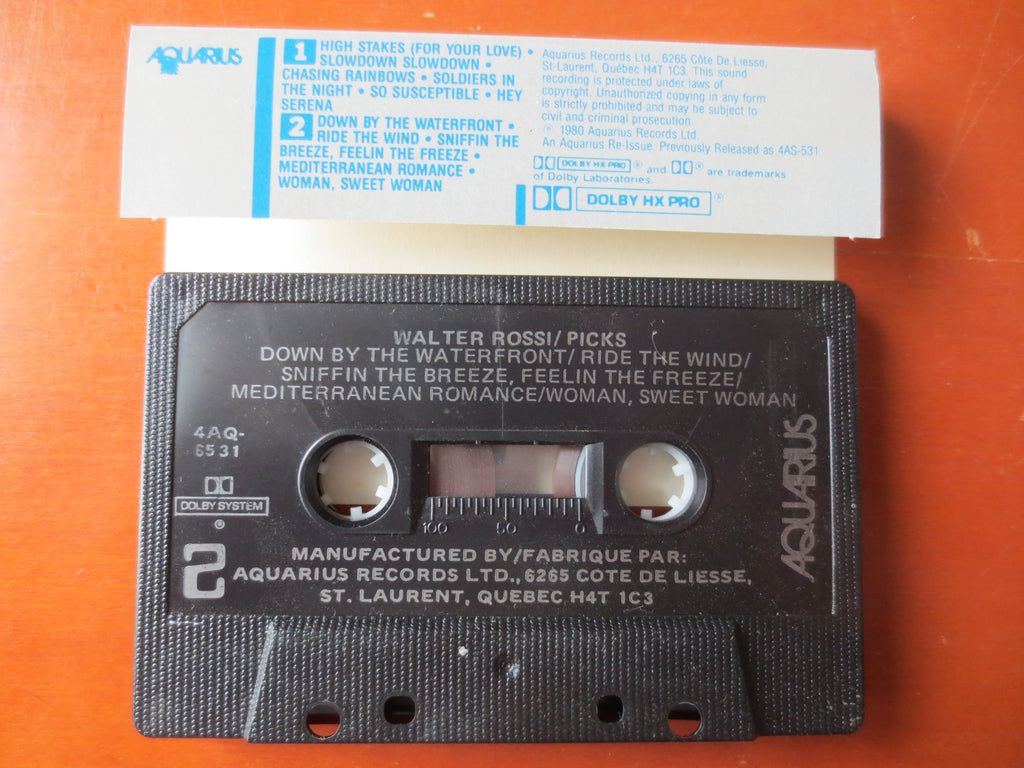 Walter Rossi – Picks (1980) Cassette