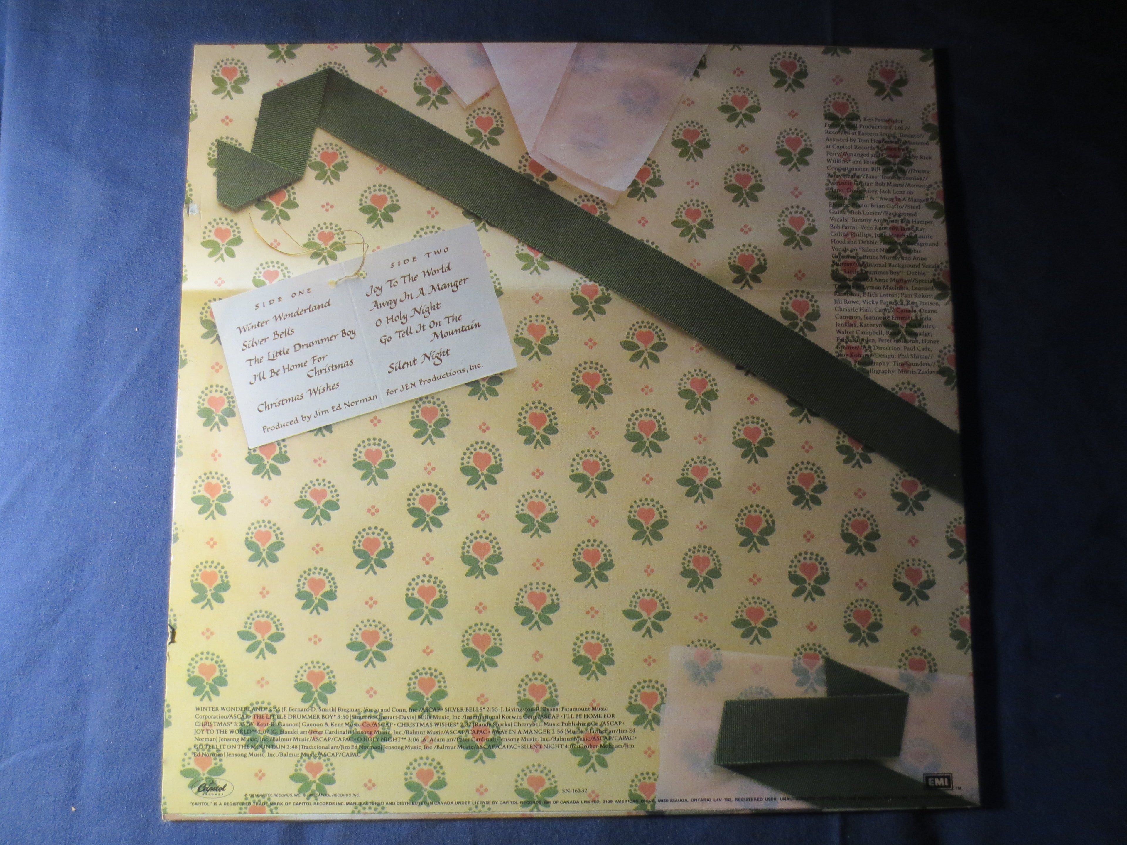 Anne Murray – Christmas Wishes (1981) Vinyl LP