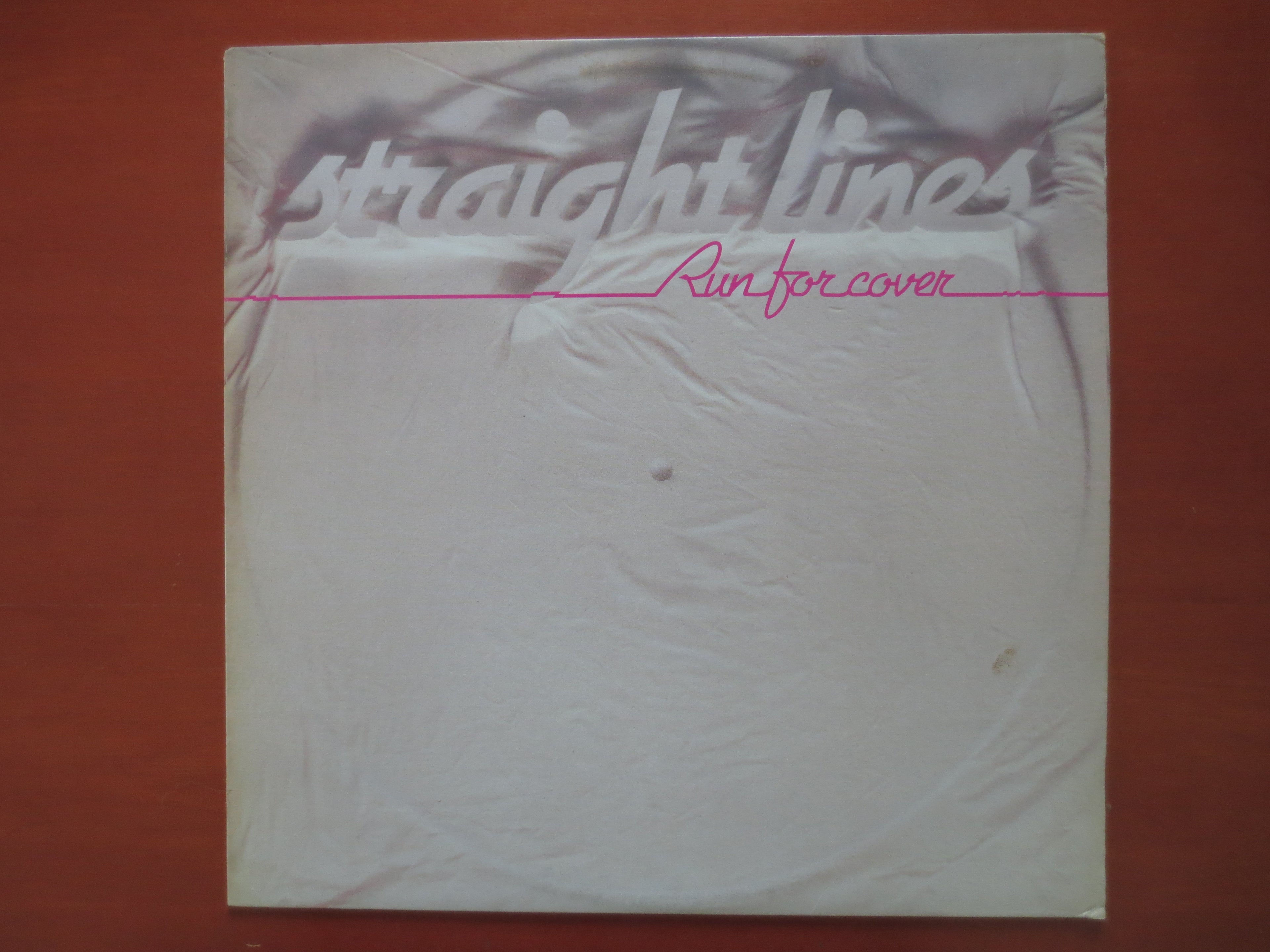 Straight Lines – Run for Cover (1981) Vinyl LP