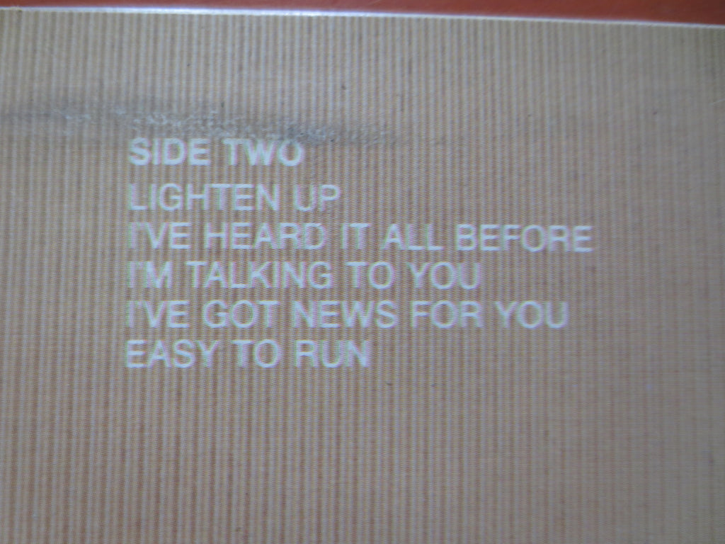 Straight Lines – Run for Cover (1981) Vinyl LP