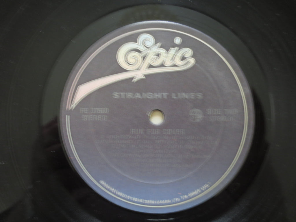 Straight Lines – Run for Cover (1981) Vinyl LP