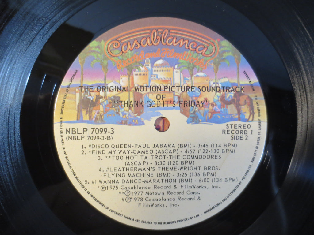 Various Artists – Thank God It's Friday (1978) Vinyl LP