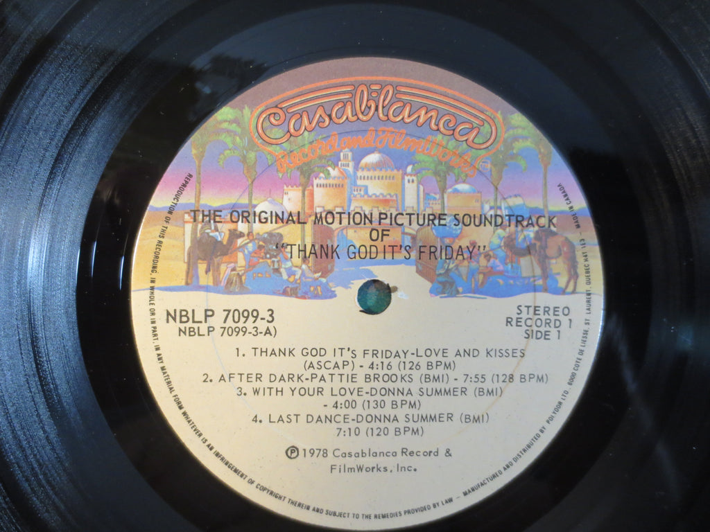 Various Artists – Thank God It's Friday (1978) Vinyl LP