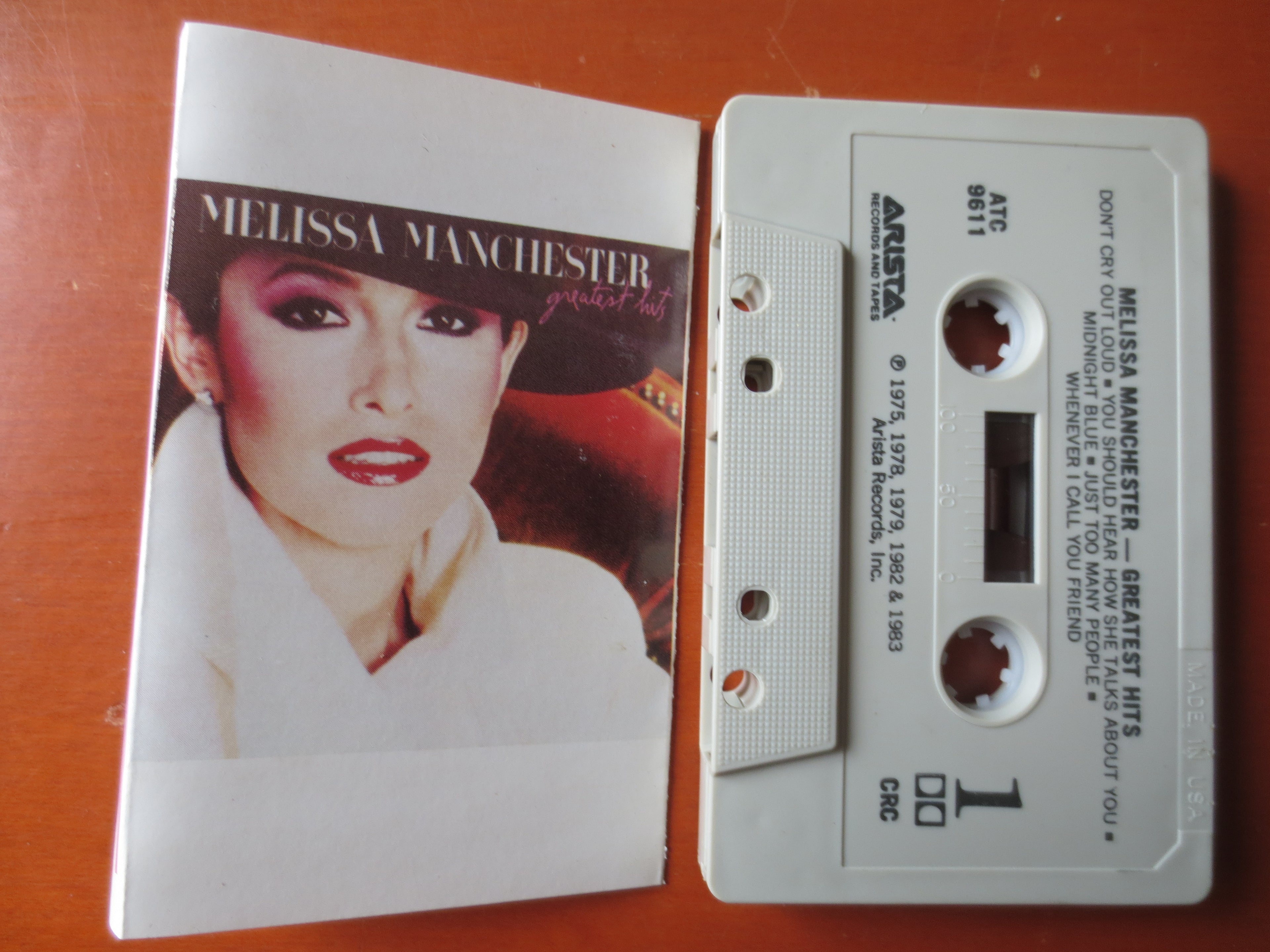 Melissa Manchester – Greatest Hits (1982) Cassette