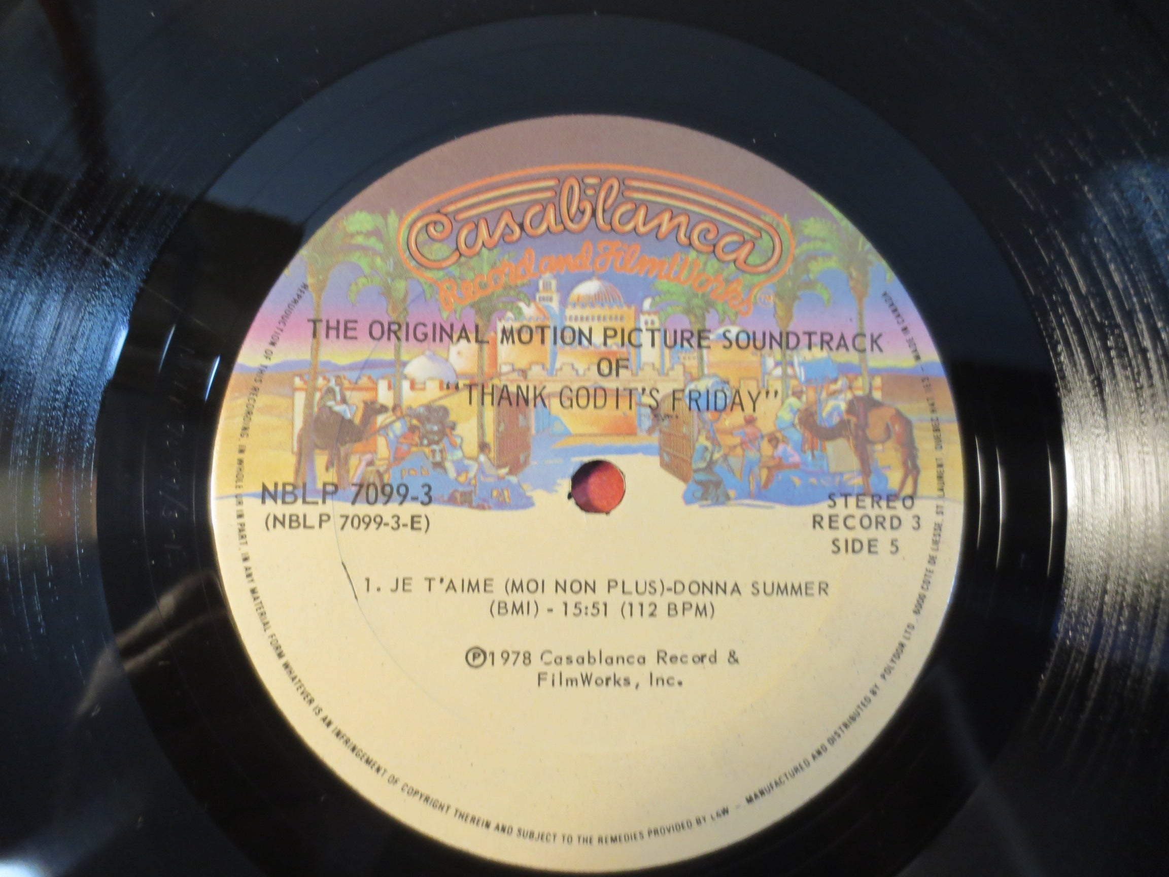 Various Artists – Thank God It's Friday (1978) Vinyl LP