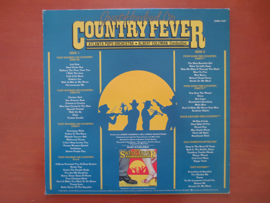 Atlanta Pops Orchestra – Just Hooked on Country Fever (1982) Vinyl LP