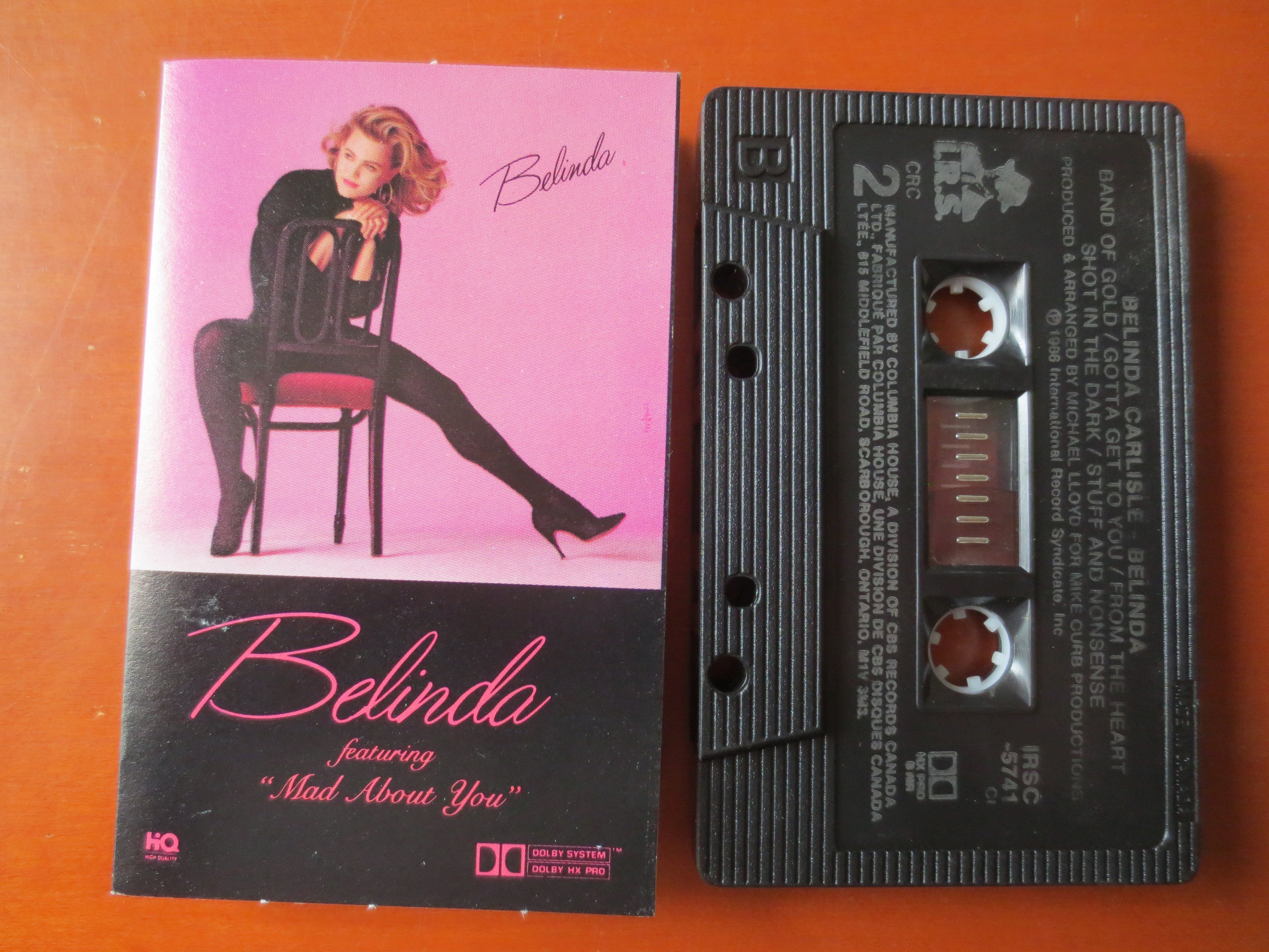 Belinda Carlisle – Belinda (1986) Cassette