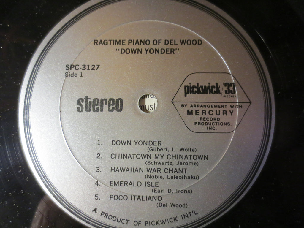 Del Wood – Down Yonder: The Ragtime Piano of Del Wood (1967) Vinyl LP