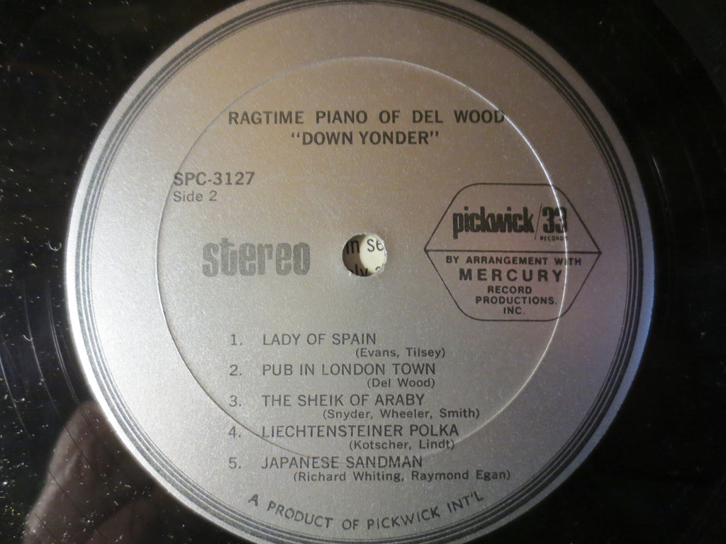 Del Wood – Down Yonder: The Ragtime Piano of Del Wood (1967) Vinyl LP