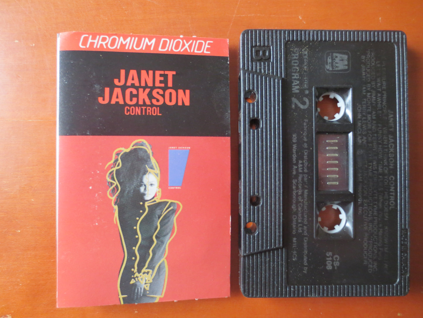 JANET JACKSON, CONTROL, Janet Jackson Tape, Janet Jackson Album, Tape Cassette, Pop Music Cassette, Tapes, Cassette Music