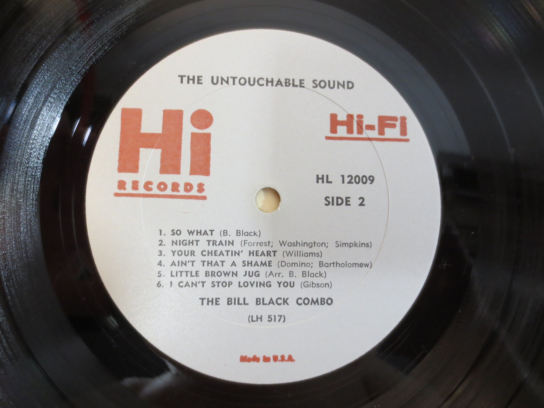 Bill Black – Untouchable Sound (1962) Vinyl LP