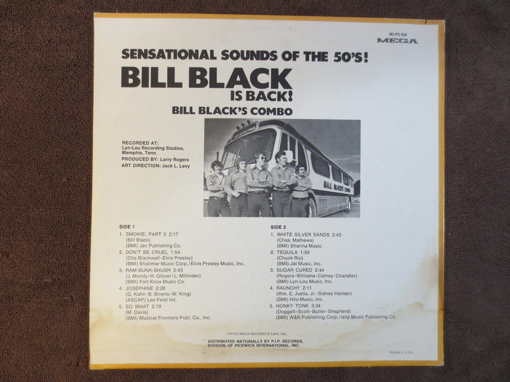 Bill Black – Bill Black Is Back (1973) Vinyl LP