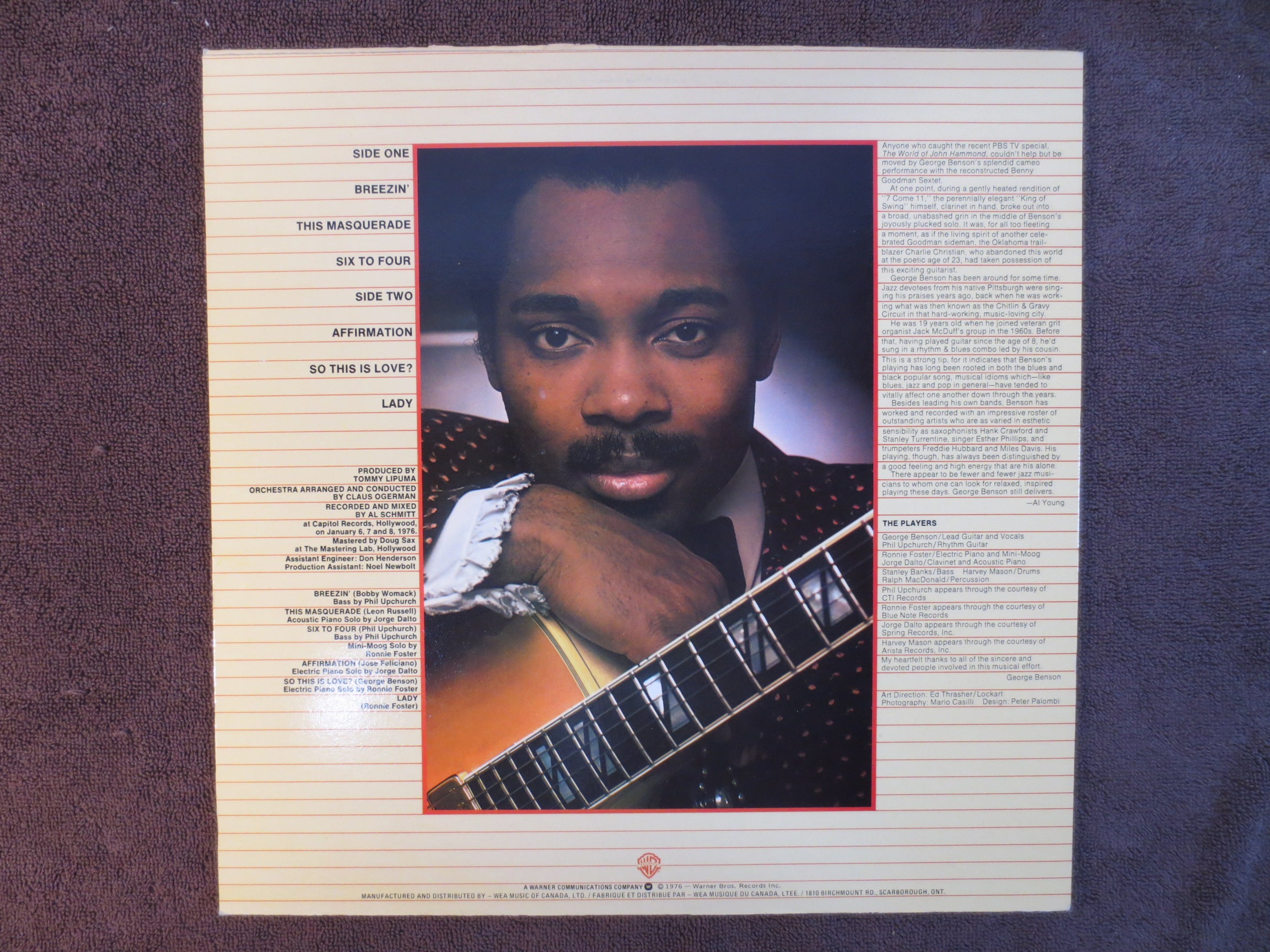 George Benson – Breezin' (1976) Vinyl LP