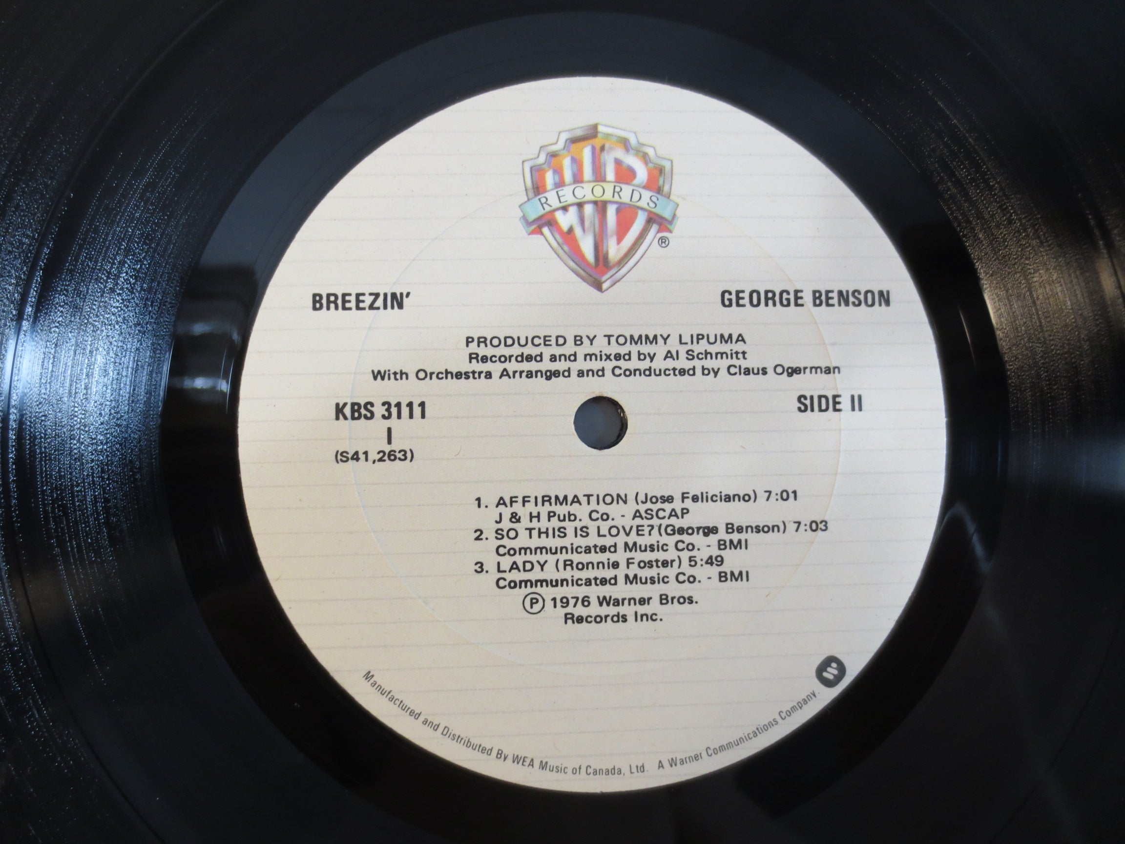 George Benson – Breezin' (1976) Vinyl LP