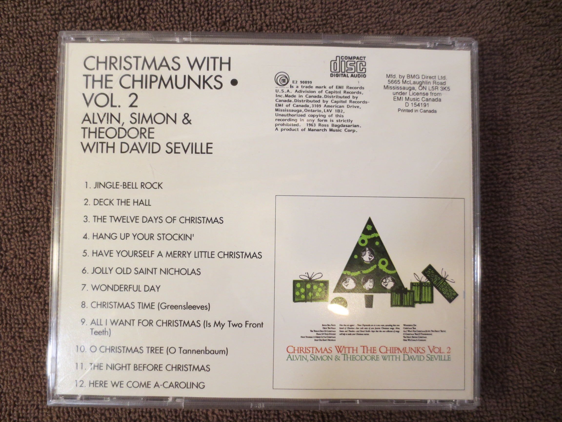 The Chipmunks – Christmas with the Chipmunks, Volume 2 [CD]